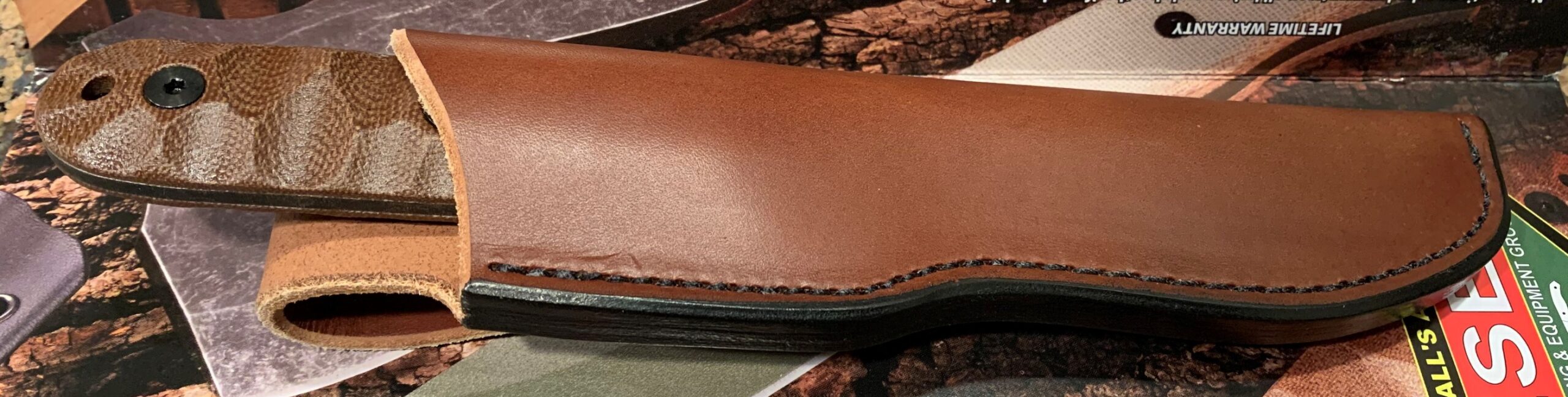 ESEE PR4 Fixed Blade Survival Knife -Field Tested, Durable and Reliable Bushcraft Knife with Dark Tan Sheath customer photo 2