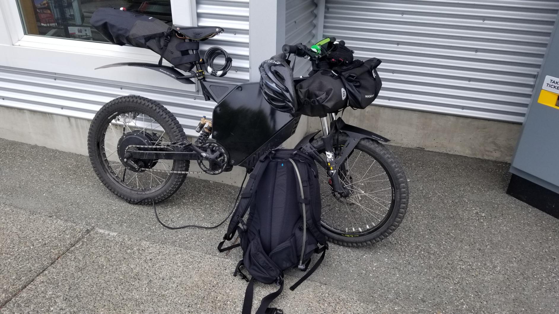 ROCKBROS Waterproof Handlebar Bags 12L-20L Bikepacking Bags Front 2 Dry Packs for MTB Road Bicycles customer photo 2