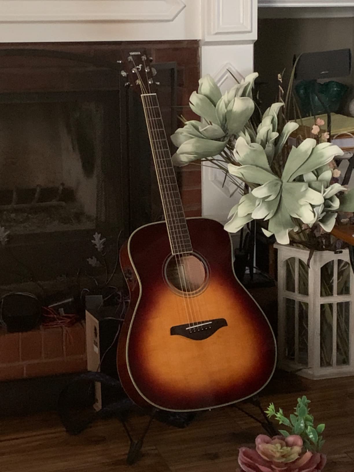 Yamaha FG-TA Transacoustic Guitar with Chorus and Reverb, Vintage Tint customer photo 2
