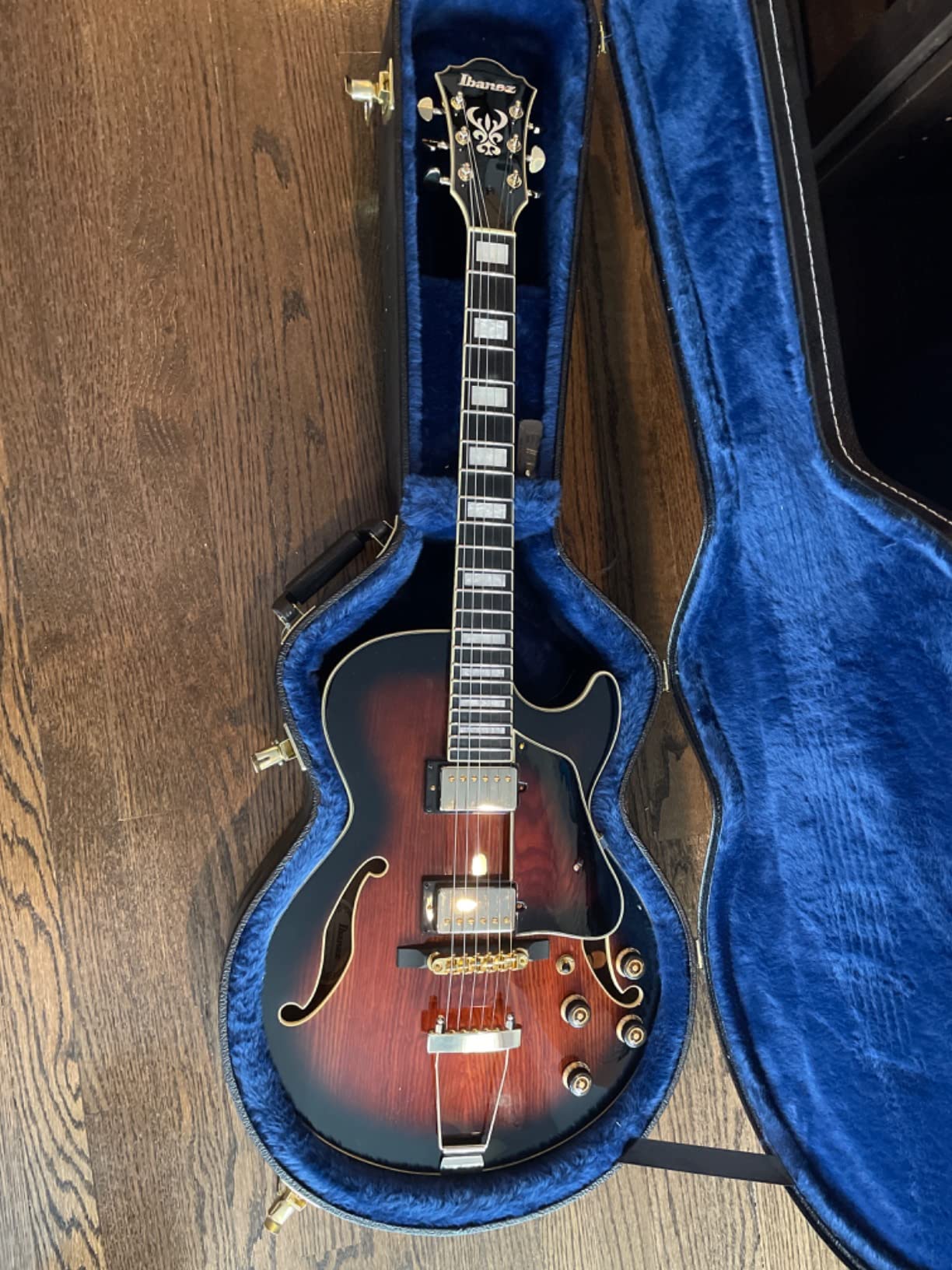 Ibanez Artcore Expressionist AG95QA Hollowbody Electric Guitar - Dark Brown Sunburst customer photo 1
