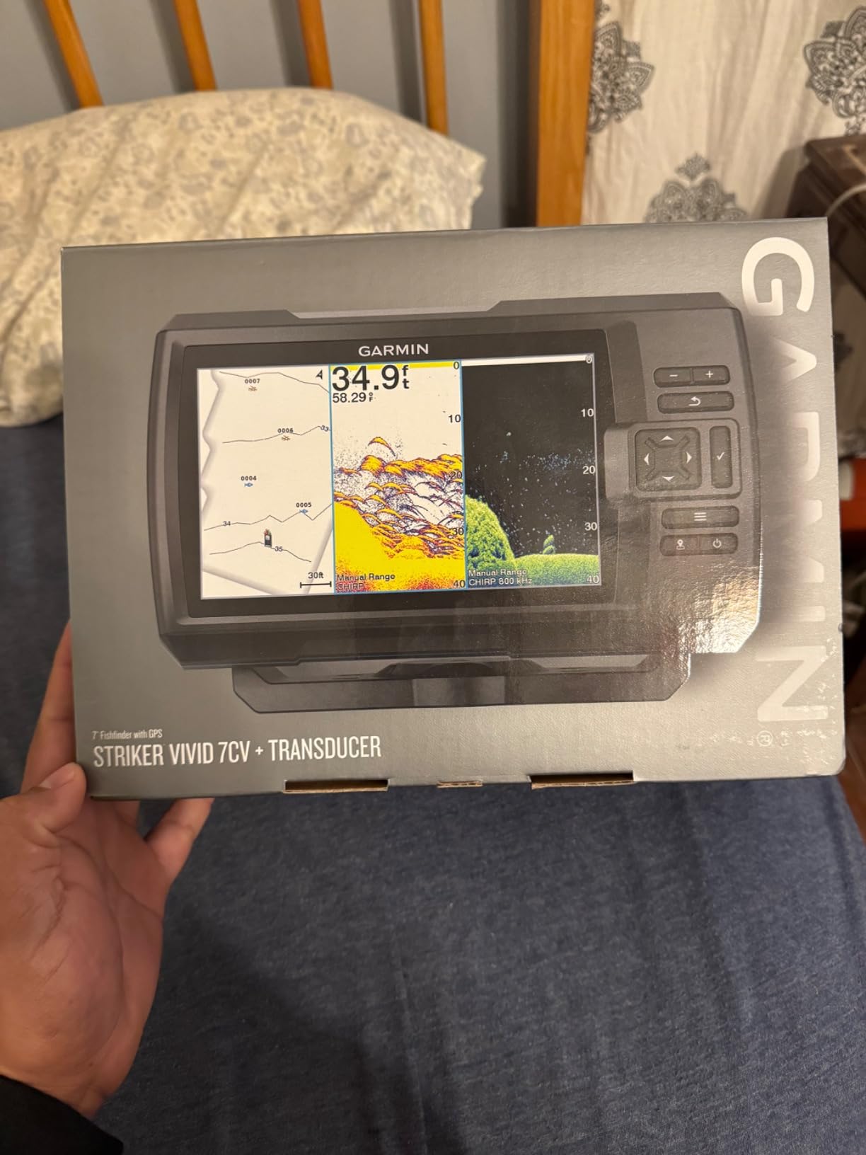 Garmin STRIKER Plus 7cv with CV20-TM Transducer and Protective Cover customer photo 1