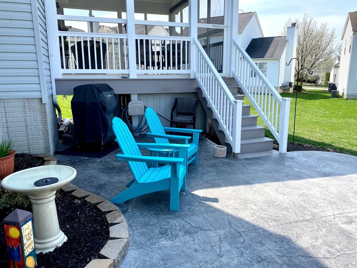 Polywood Vineyard 3-Piece Adirondack Set - Teak customer photo 2