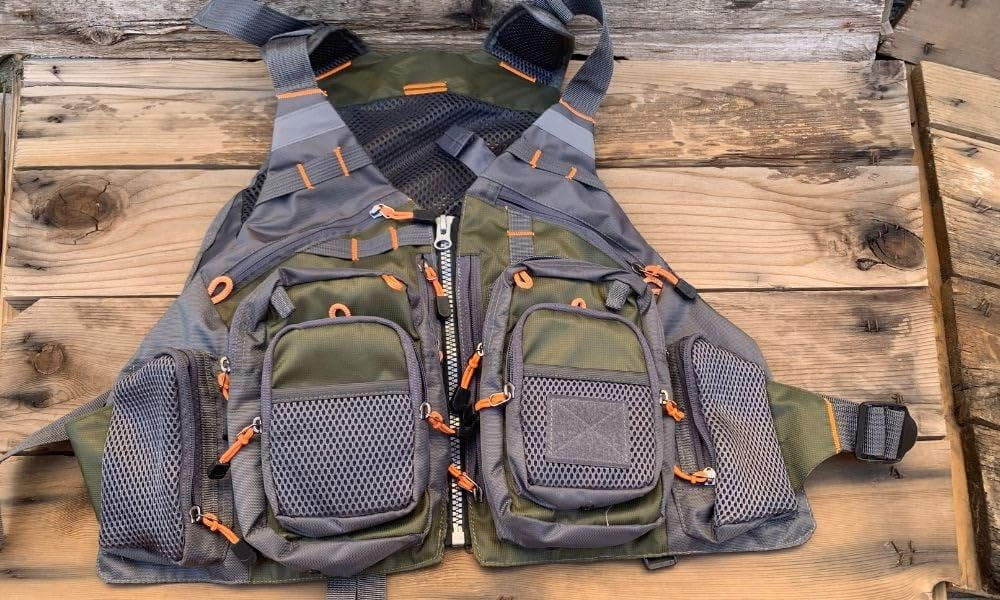 Fly Fishing Vest for Men and Women with Breathable Mesh, Trout Fishing Gear, for Outdoors Stream Fishing customer photo 1