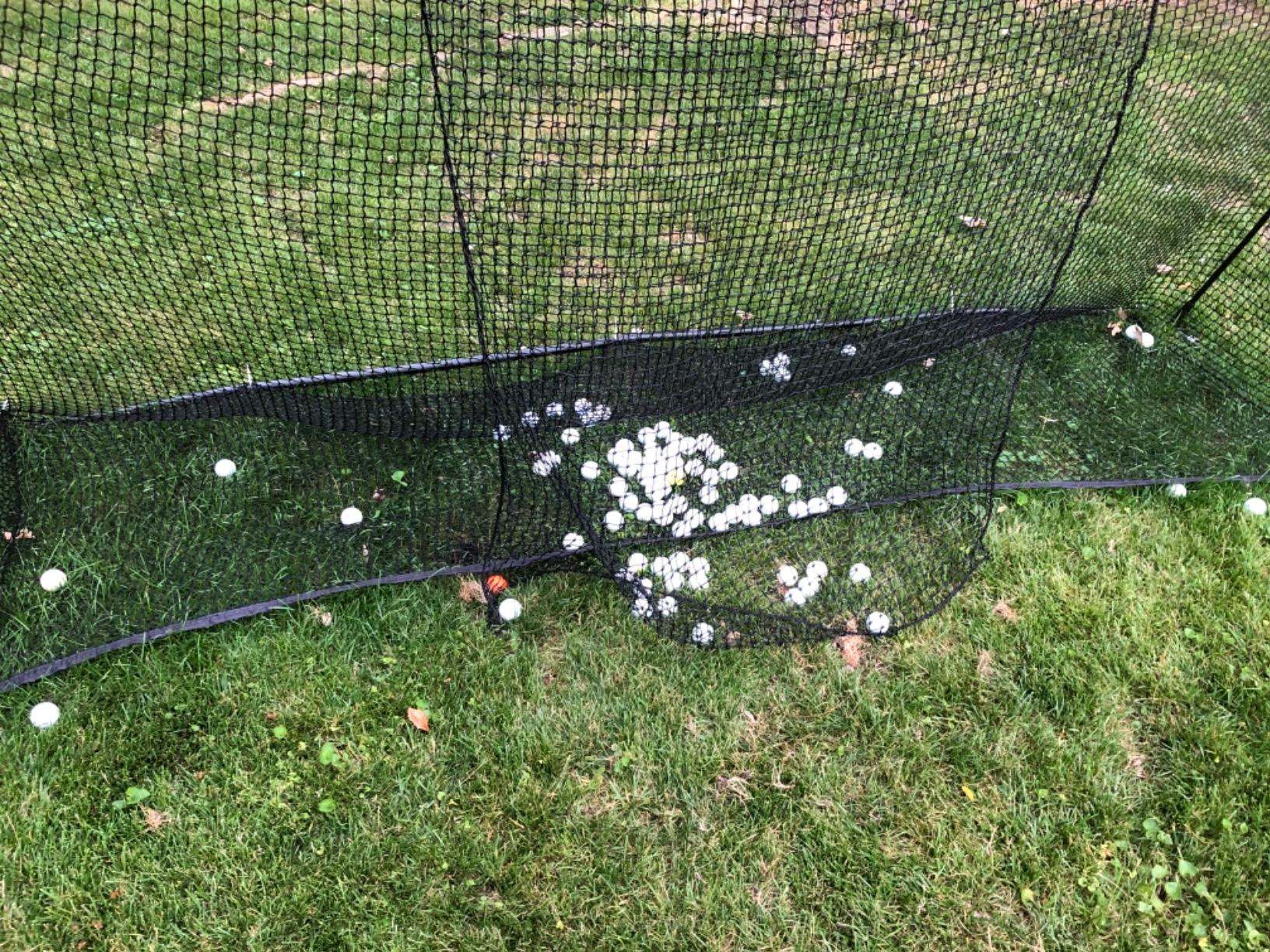 Amazon Basics Golf Practice Net customer photo 2
