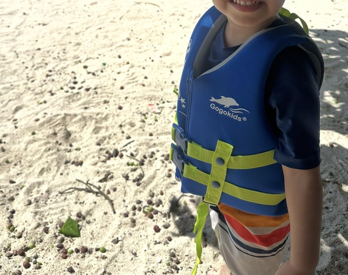 Gogokids Toddler Swim Vest, Kids Floaties - Boys & Girls Buoyancy Jacket for Pool & Beach, Fits 2-8 Years / 22-60 lbs customer photo 1