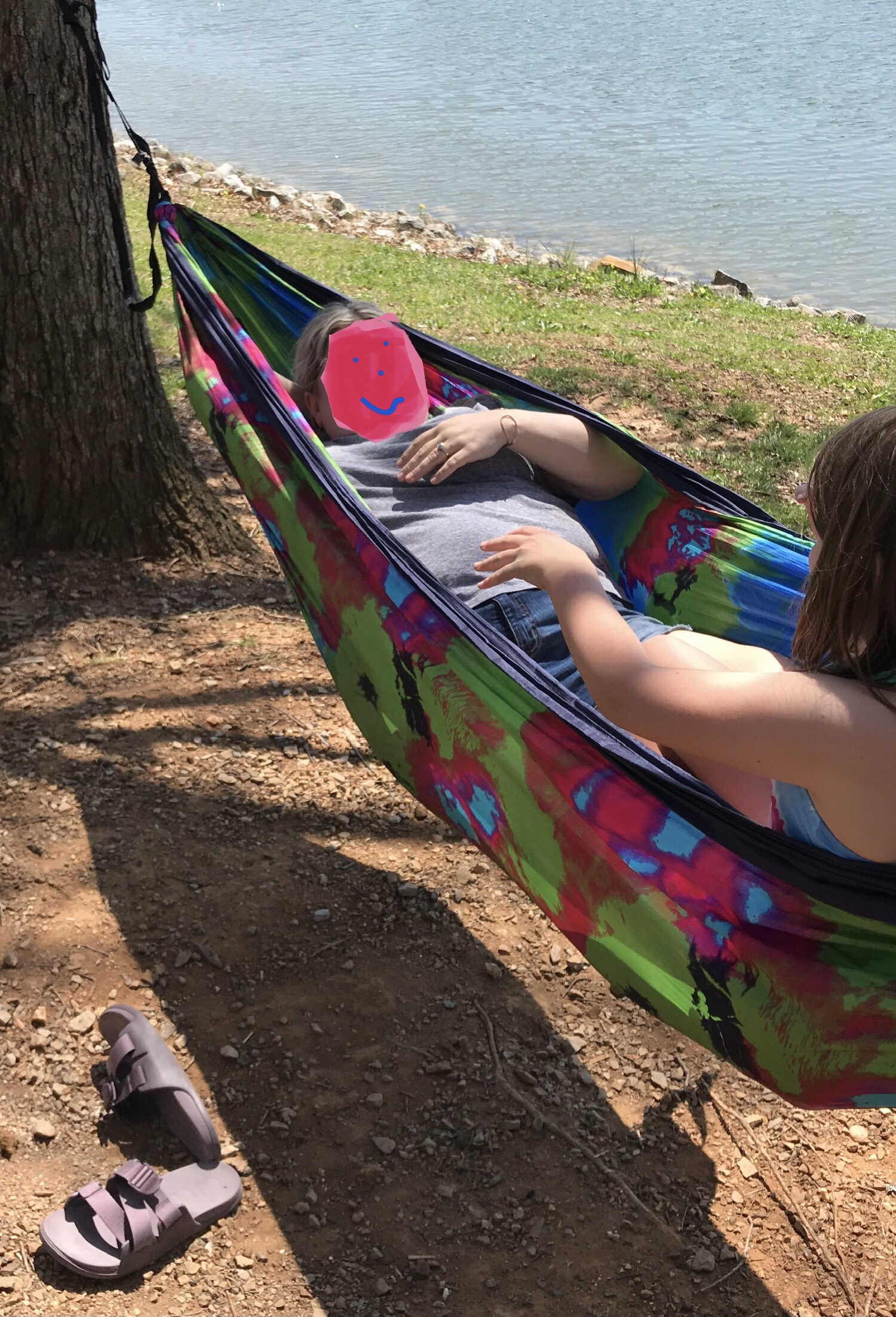 Eagles Nest Outfitters DoubleNest Print Lightweight Camping Hammock, 1 to 2 Person, Green Aloha customer photo 2