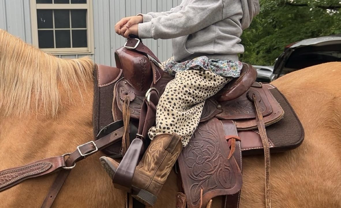 Pro Rider Horse Saddle Western Show Buddy Stirrups Kids Child Youth Pony Rodeo 5138 customer photo 1