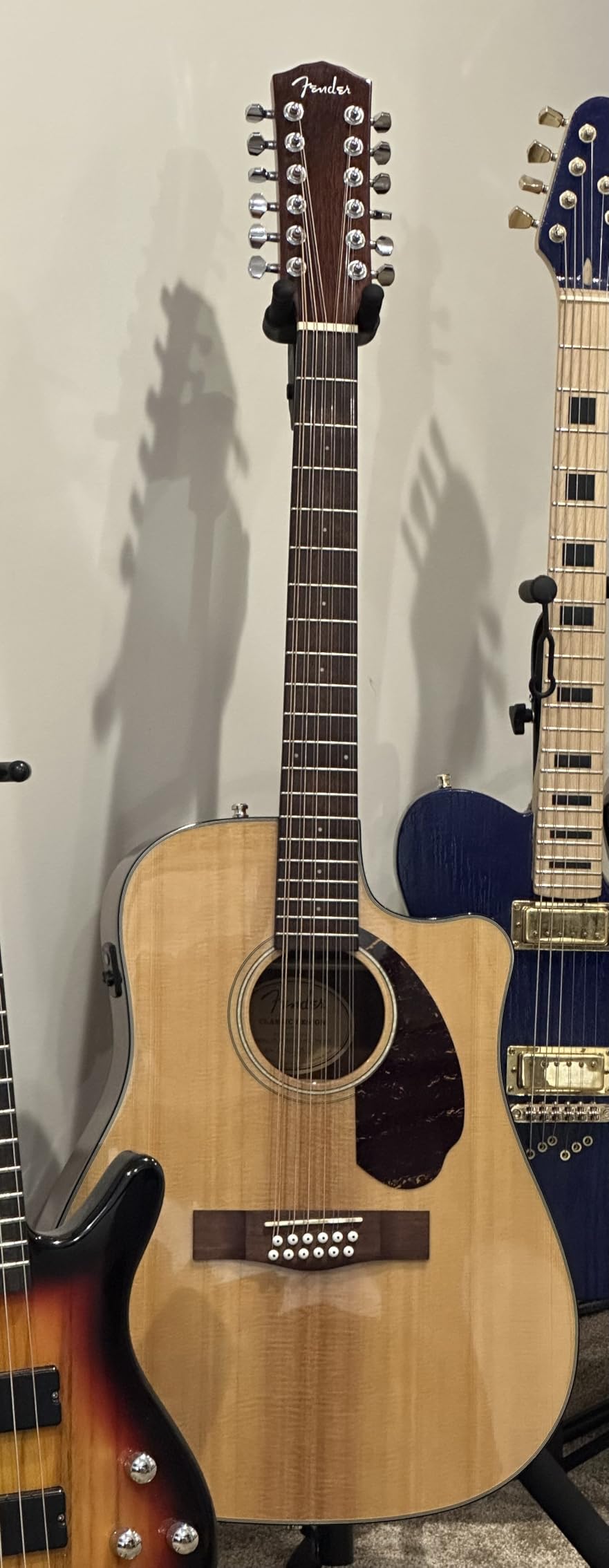 Fender CD-140SCE 12-String Dreadnought Cutaway Acoustic Electric Guitar with Fishman Pickup and Preamp System, Natural customer photo 1