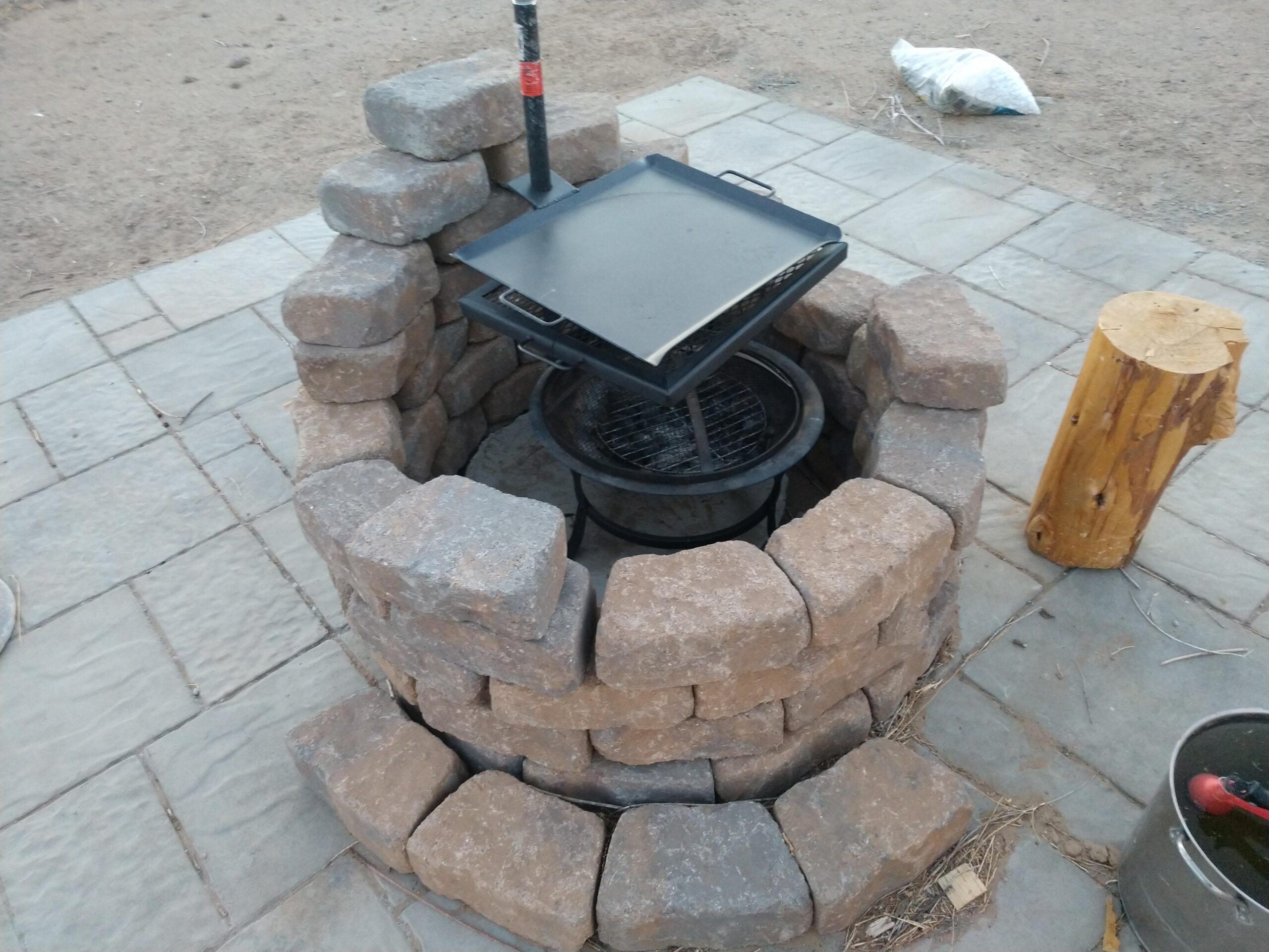 GameMaker Open Fire Cooking Grill - Portable Campfire Grill for Open Flame Cooking, Firepits, Outdoor Fire Rings & Camping - Heavy-Duty, Easy Setup & Adjustable Height customer photo 2