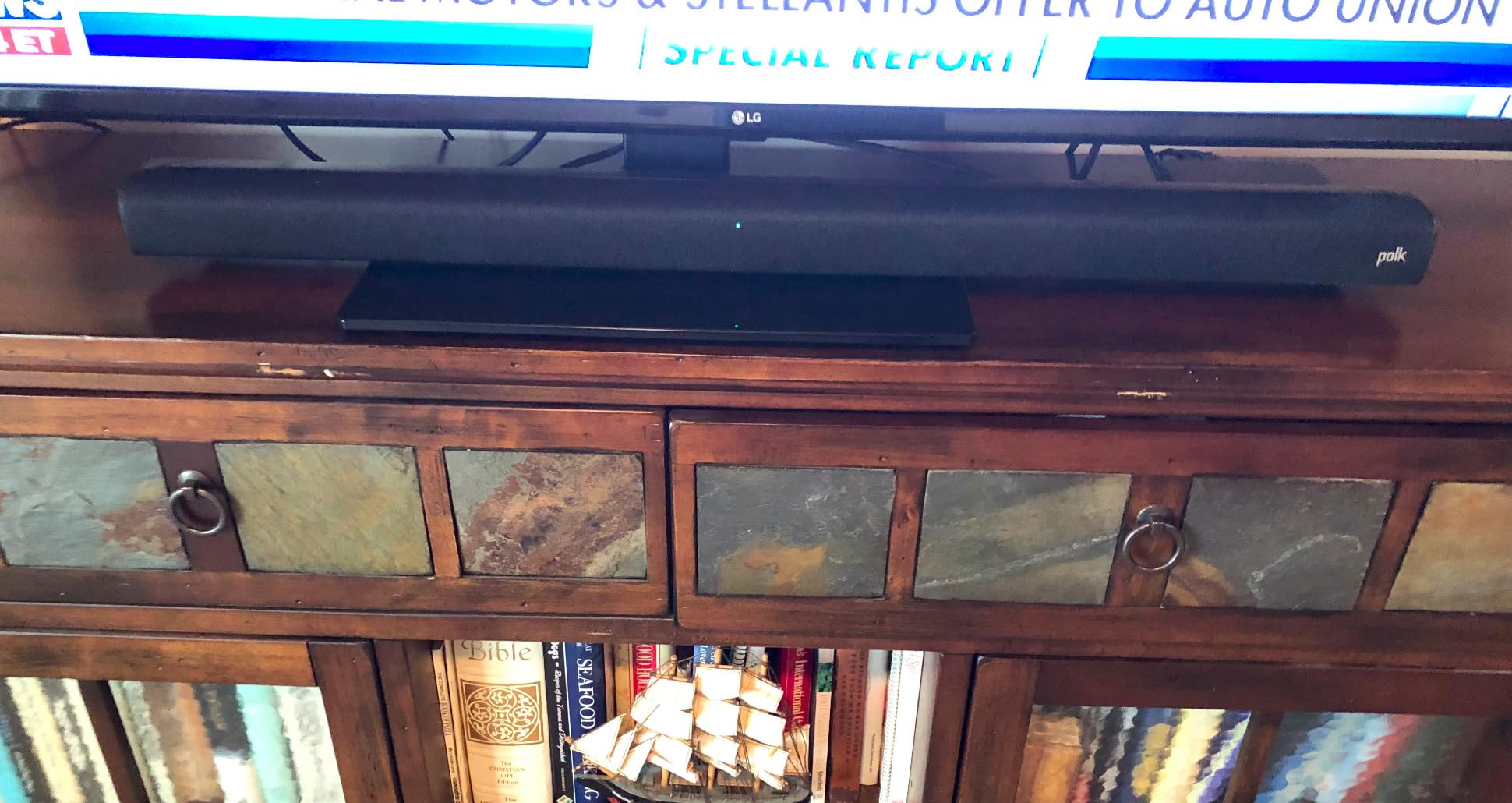 Signa S2 Sound Bar for Smart TV with Subwoofer, Wireless - Exclusive VoiceAdjust Technology, Ultra-Slim Design, Works with 4K & HD TVs, HDMI & Optical, Bluetooth, Wireless Streaming customer photo 1