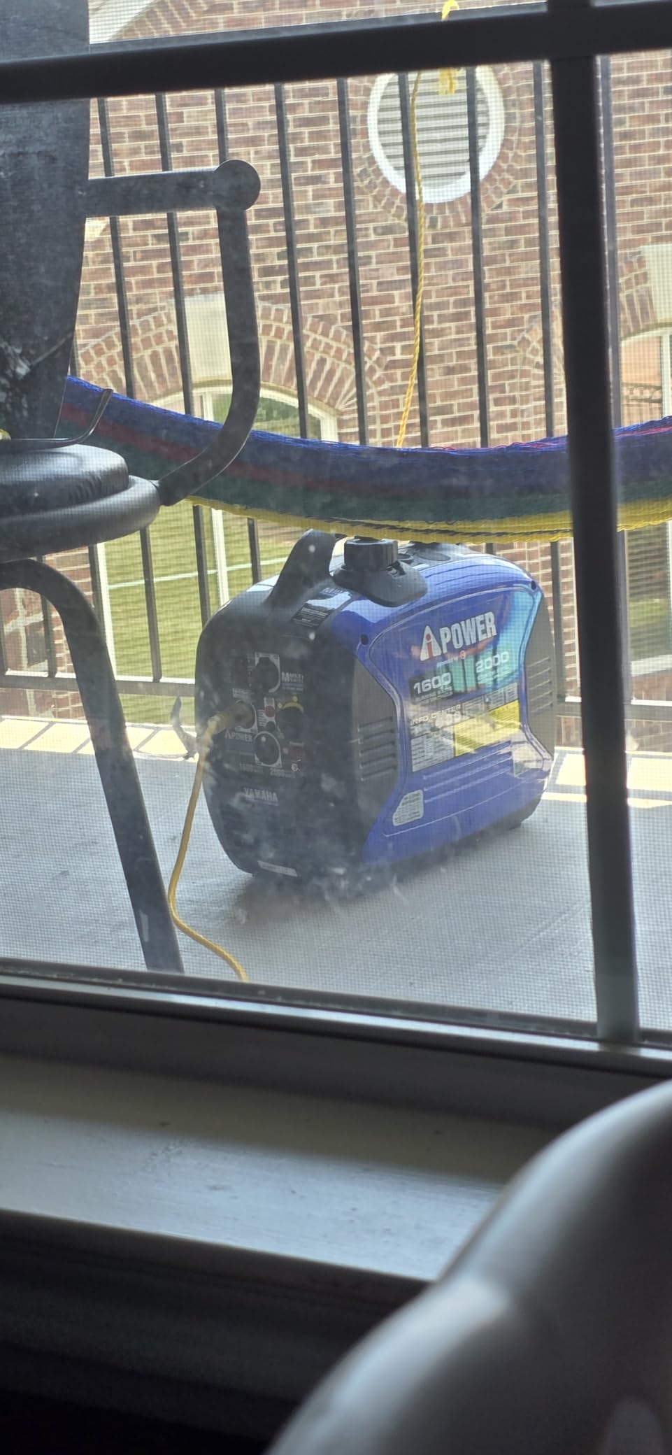 A-iPower Portable Inverter Generator, 2000W Ultra-Quiet Powered By Yamaha Engine RV Ready, EPA Compliant, Ultra Lightweight For Backup Home Use, Tailgating & Camping (SC2000i) customer photo 2