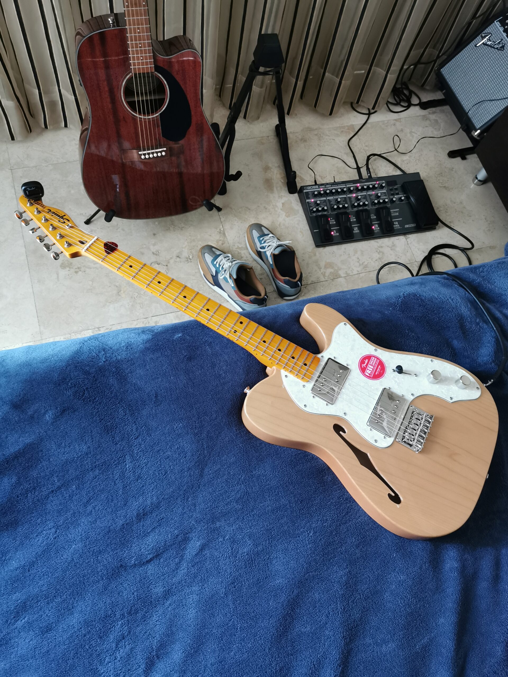 Squier Classic Vibe 70s Thinline Telecaster Electric Guitar - Natural, Maple Fingerboard customer photo 1