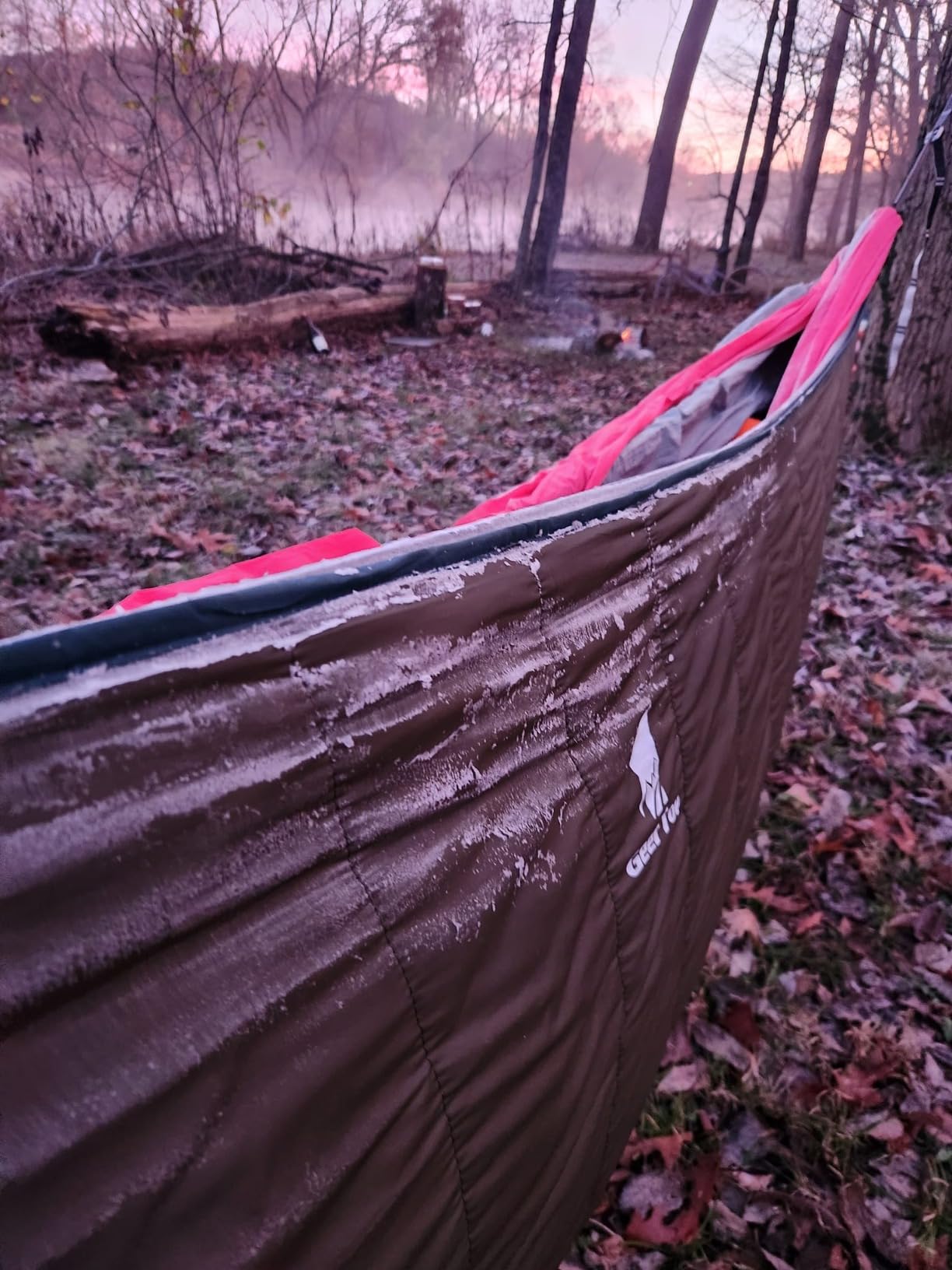 GEERTOP Ultralight Hammock Underquilt for Camping Full Length Camp Hammock Underquilts Warm 3-4 Seasons Essential Outdoor Survival Gear for Hiking Backpacking Travel customer photo 2