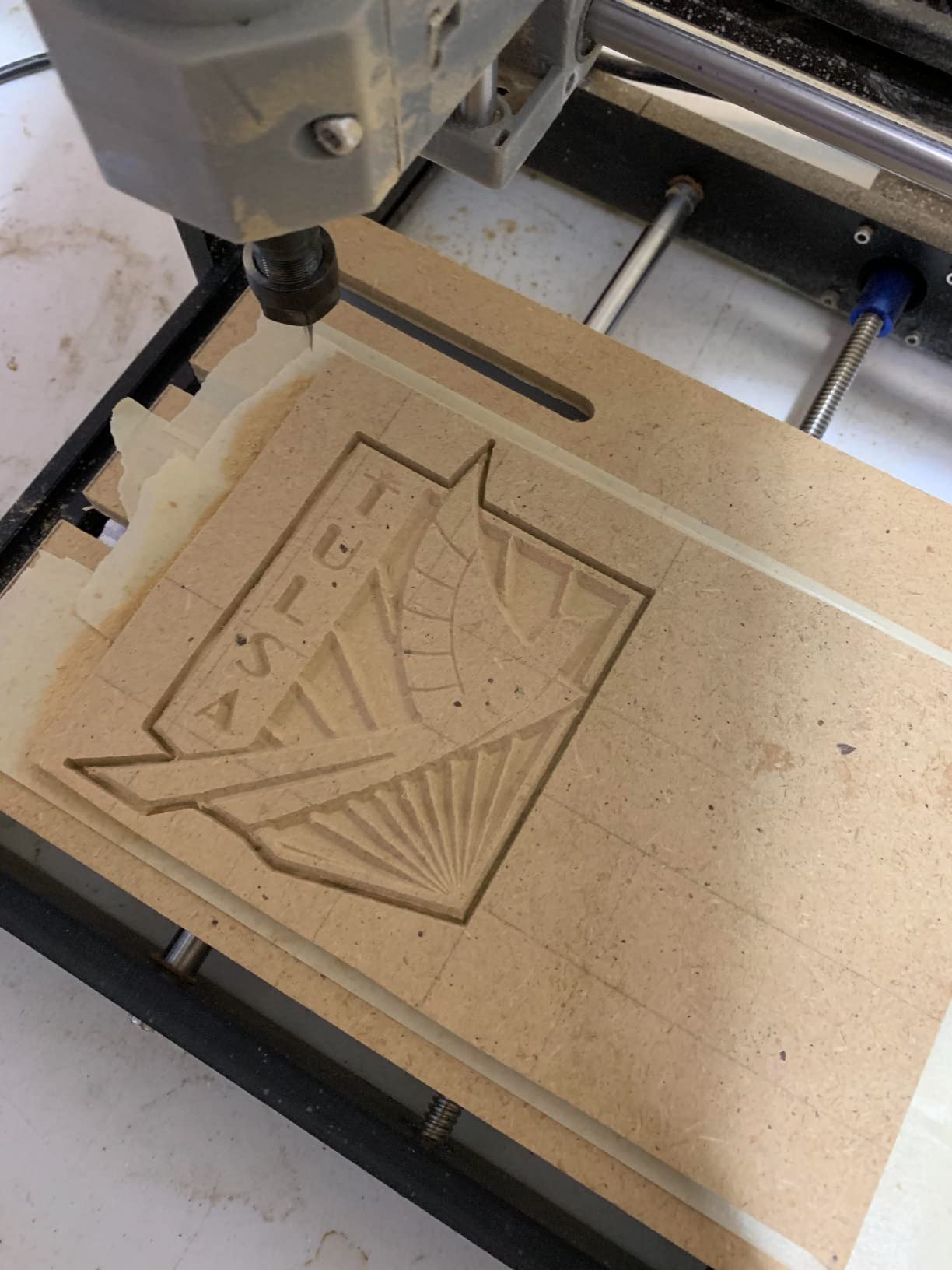 Genmitsu CNC 3018-PRO Router Kit GRBL Control 3 Axis Plastic Acrylic PCB PVC Wood Carving Milling Engraving Machine with Offline Controller, XYZ Working Area 300 x 180 x 45mm customer photo 2