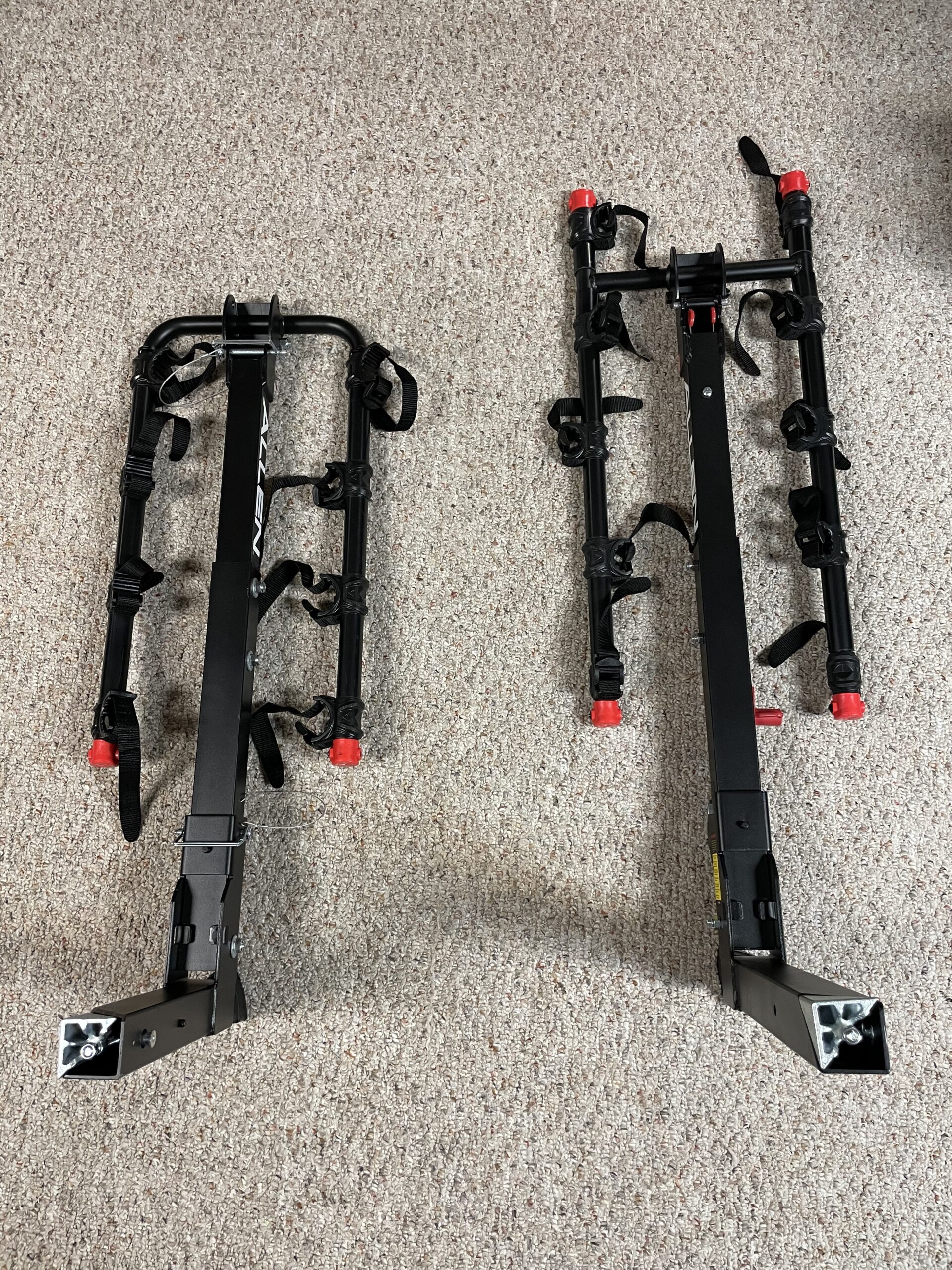 Allen Sports Deluxe+ Locking Quick Release 5-Bike Carrier for 2 in. Hitch, Model 850QR, Black customer photo 1