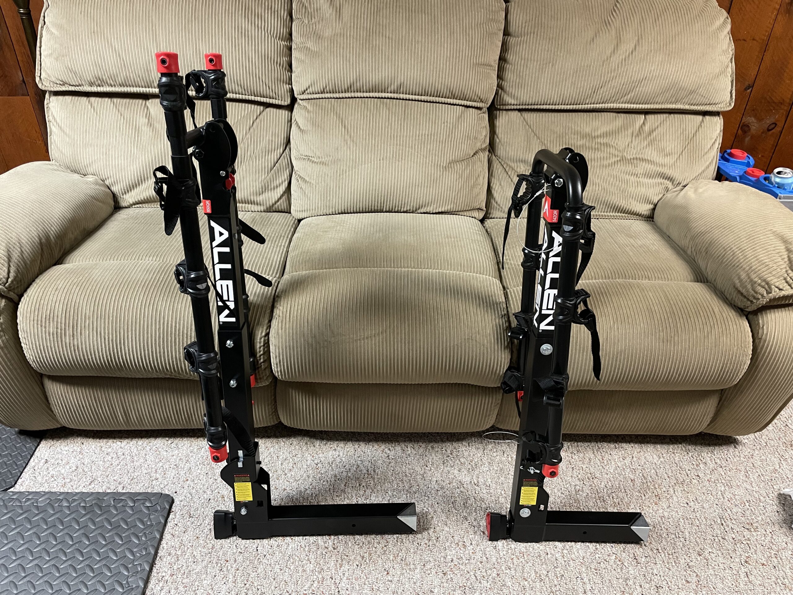 Allen Sports Deluxe+ Locking Quick Release 5-Bike Carrier for 2 in. Hitch, Model 850QR, Black customer photo 2
