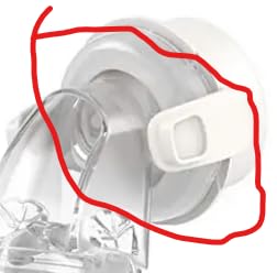 ResMed AirFit F20 Frame System - for Full-Face CPAP Mask Frame System - Replacement CPAP Accessories - Medium customer photo 2