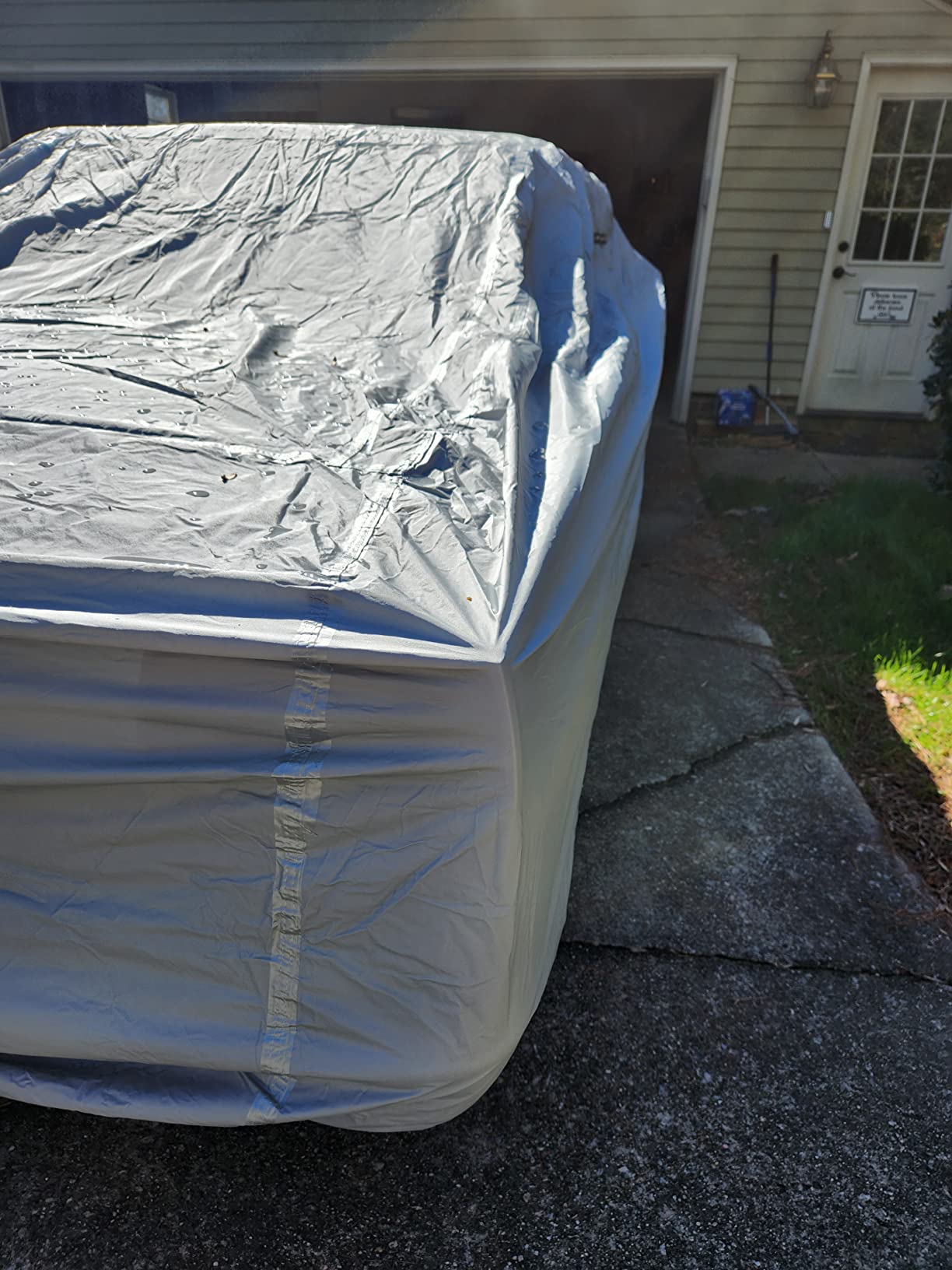 iCarCover 15-Layer Car Cover Waterproof All Weather | Premium Quality Car Covers for Automobiles, UV Protection, El Camino, Impala, Bel Air, Monte Carlo, Galaxie, Charger, Size C21 (See Size Chart) customer photo 2