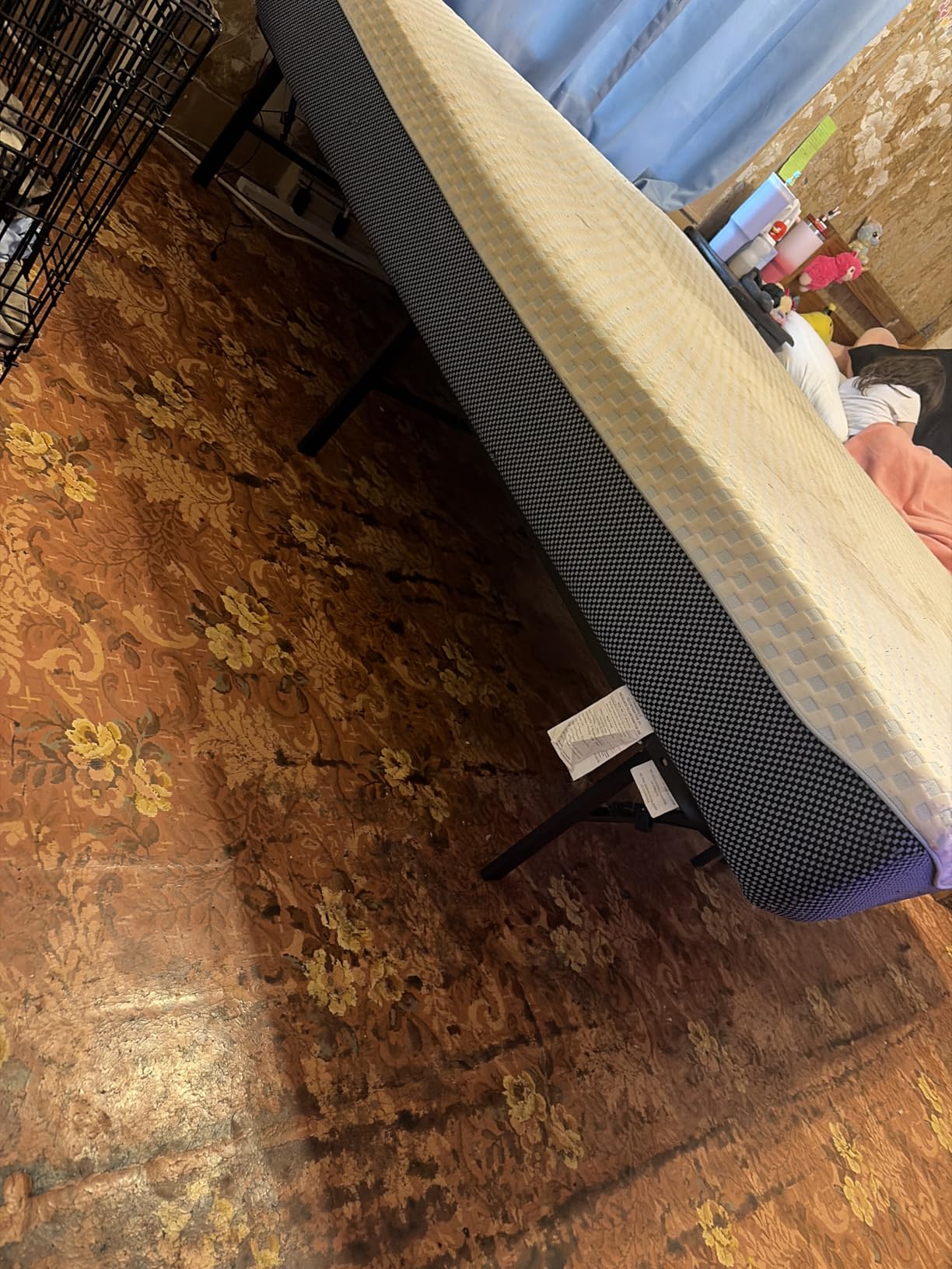 Linenspa Folding Metal Platform Bed Frame - No Box Spring Needed - Underbed Storage - Simple Toolless Assembly - Mattress Foundation - 14