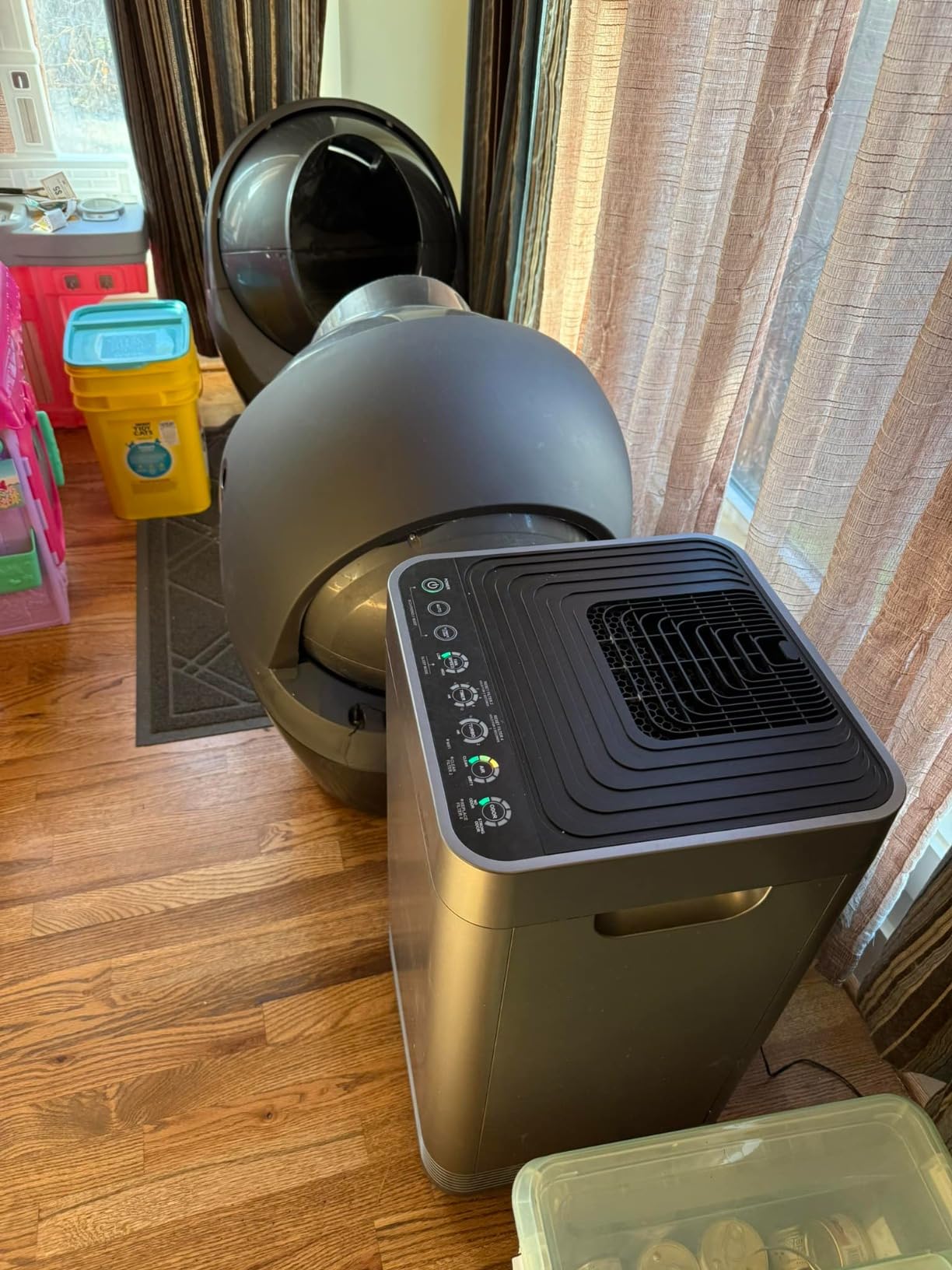 Nuwave Whole House Air Purifiers, Oxypure Smart Air Purifier with 5 Stage Tower Structure Air Filter, Air Quality & Odor Sensors customer photo 2