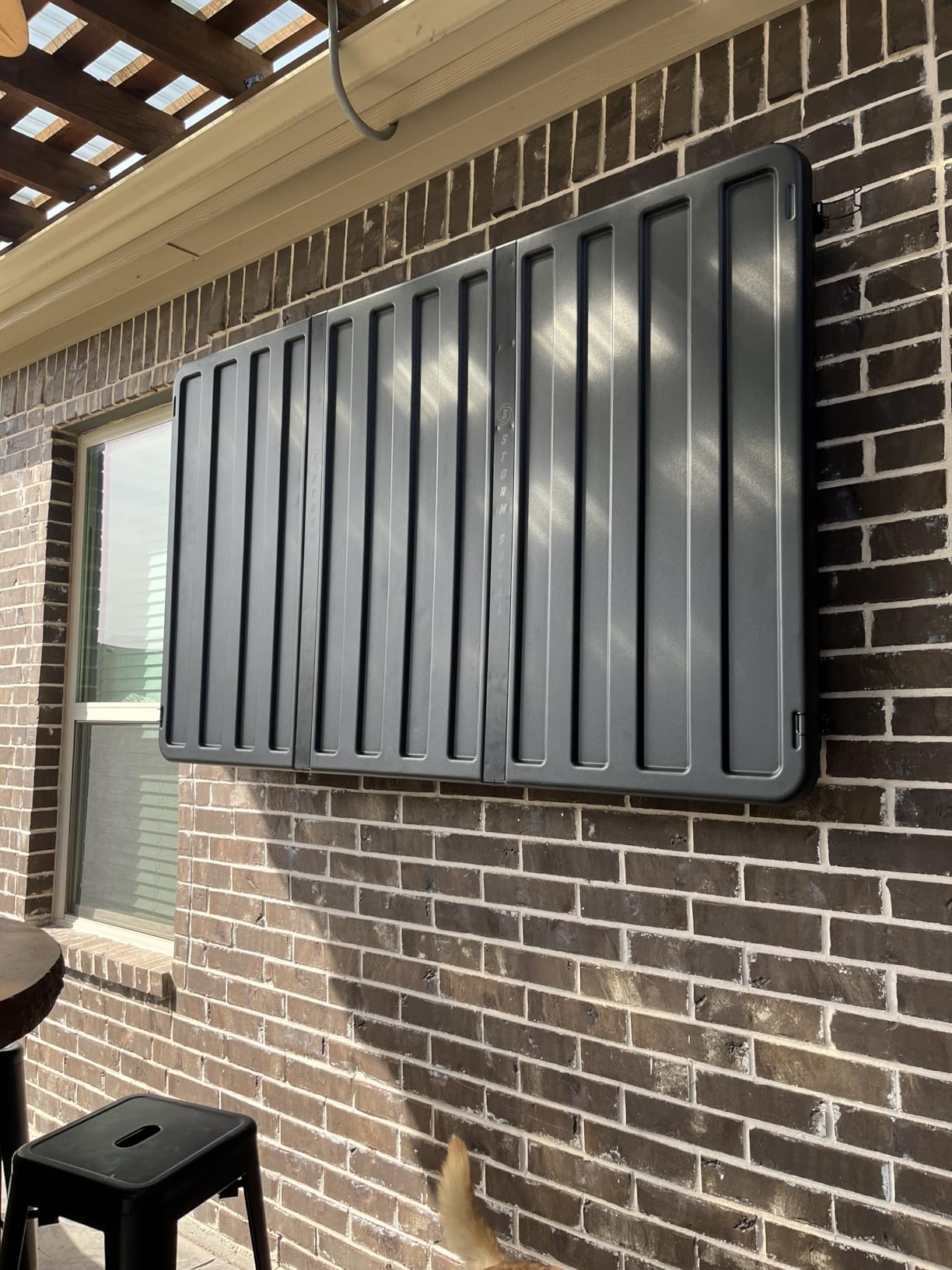 Storm Shell SS-65 Outdoor TV Enclosure, 56-65 inch, Black customer photo 2
