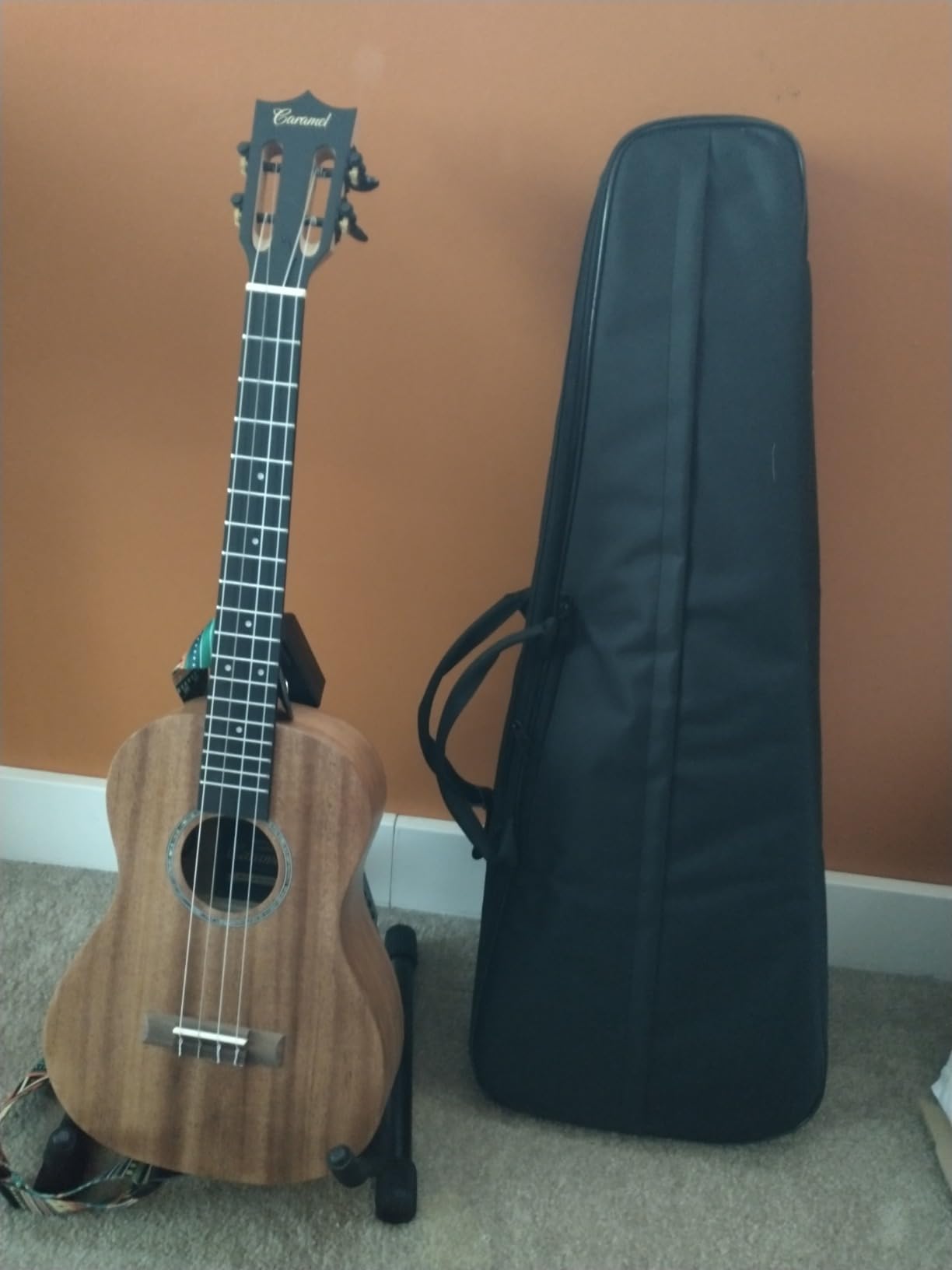 Caramel CB402 Baritone Electric Ukulele All Solid Mahogany Wood 30