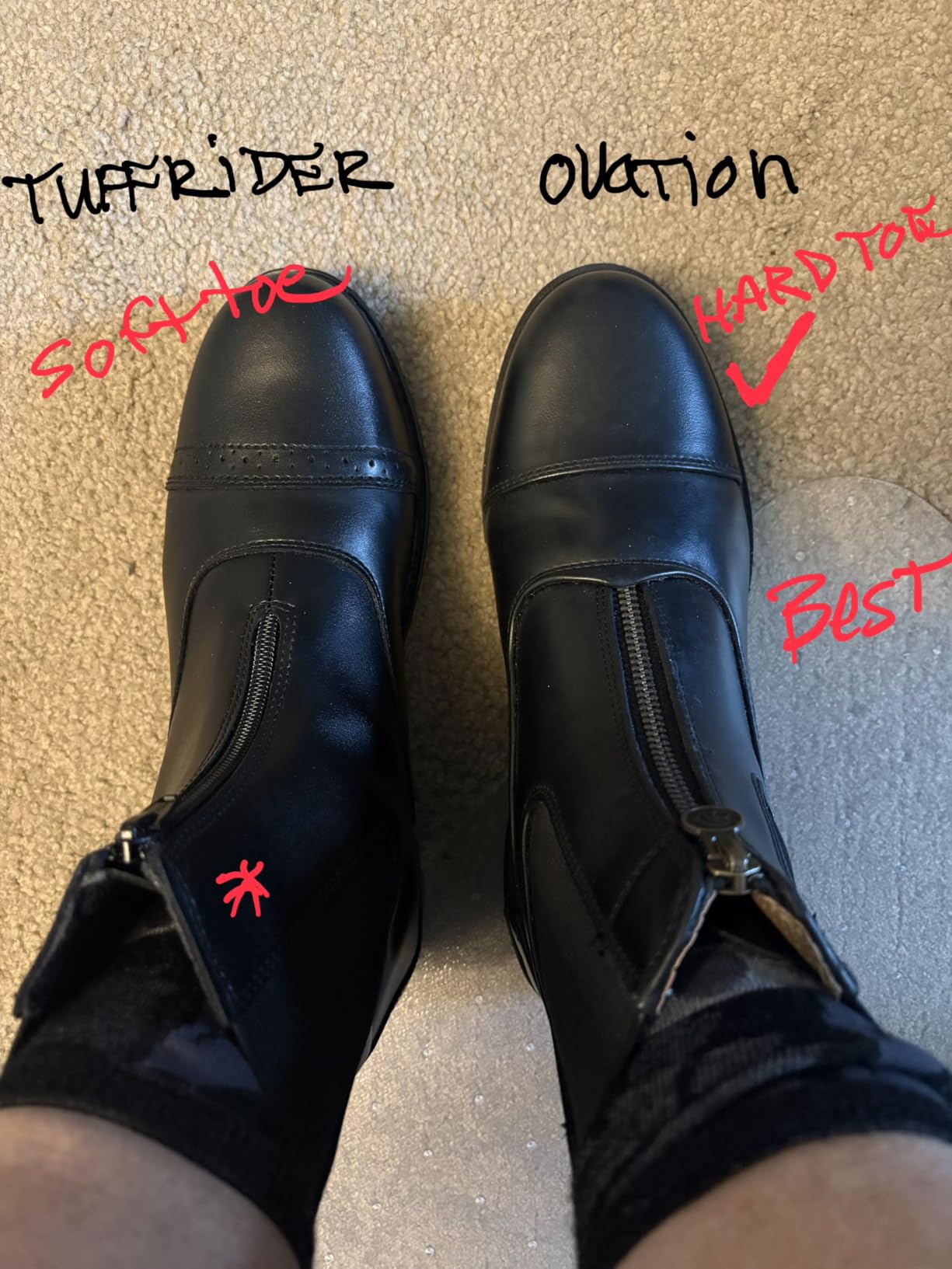 Ovation Women's Quantum Zip Paddock Boots customer photo 1