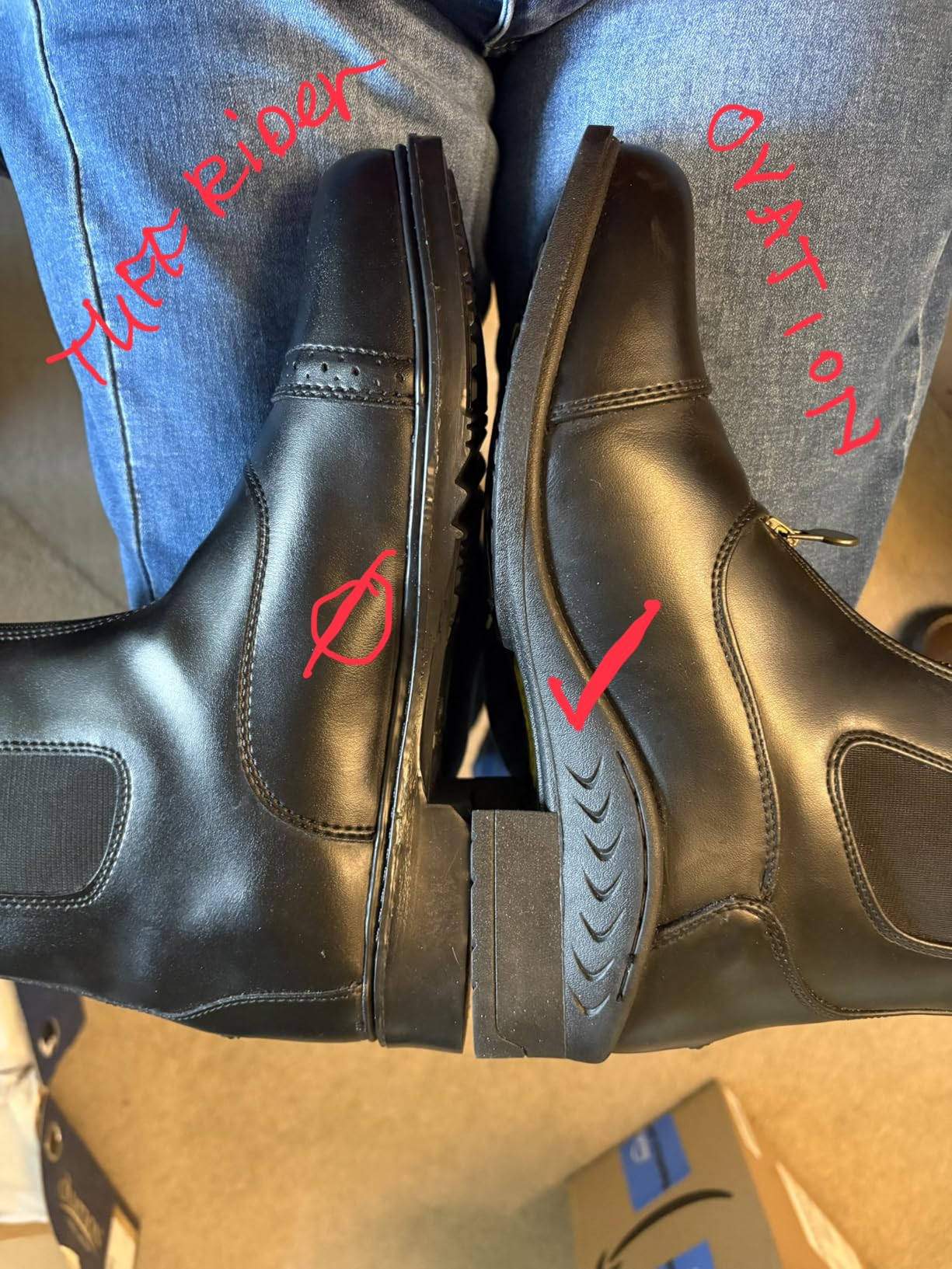 Ovation Women's Quantum Zip Paddock Boots customer photo 2