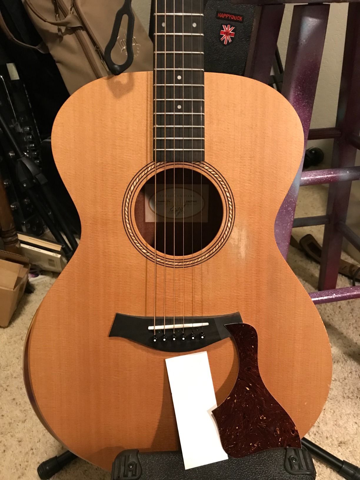 Taylor Academy 12e Grand Concert Sitka Spruce/Sapele Acoustic-electric Guitar w/Maple Neck and Gig Bag customer photo 2
