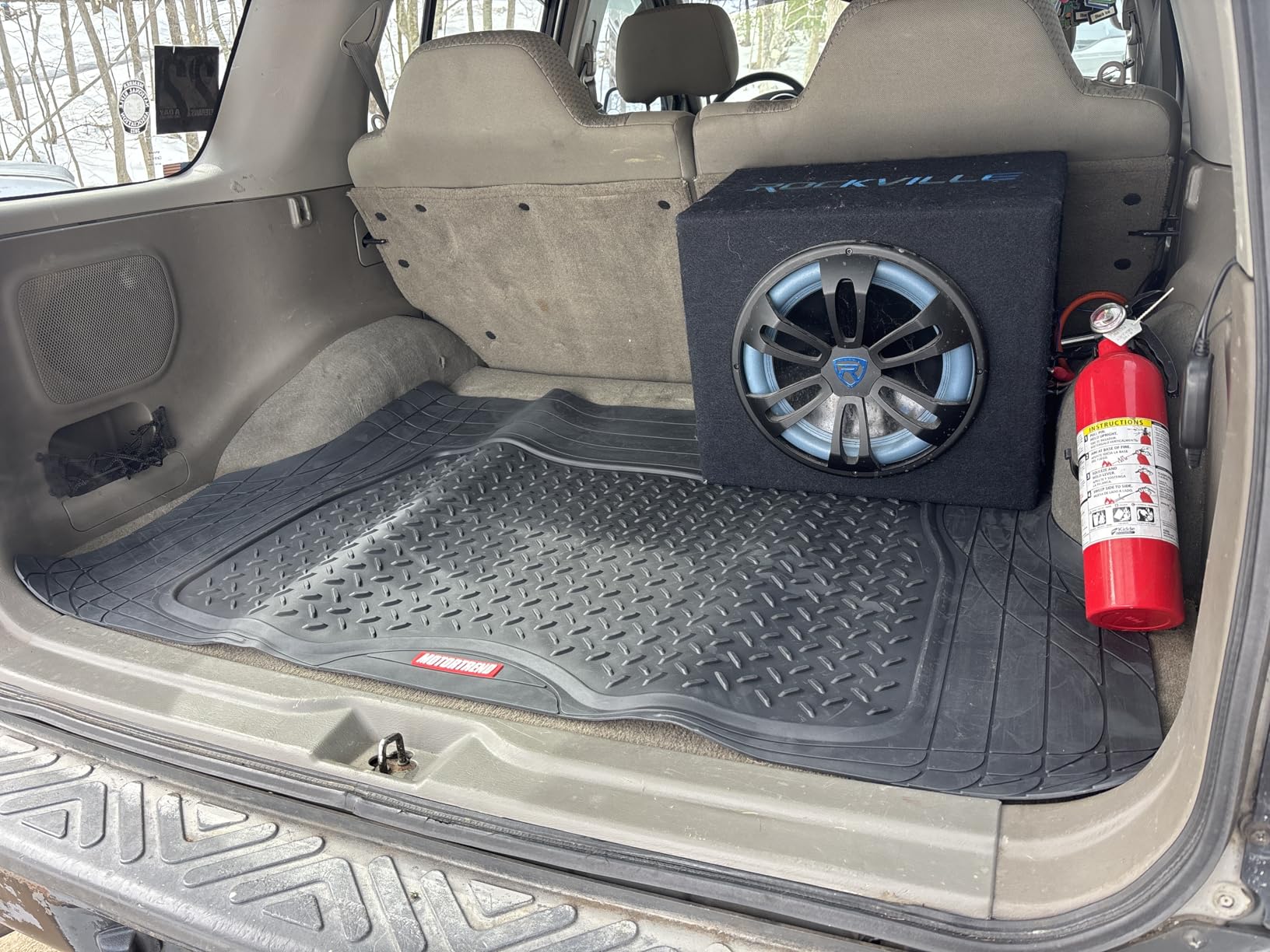 Motor Trend FlexTough Advanced Heavy Duty Black Rubber Car Floor Mats & Cargo Liner for SUV & Car Full Set - Universal Trim to Fit All Weather Automotive Floor Mat & Cargo Liners for SUV, Car, & Van customer photo 2