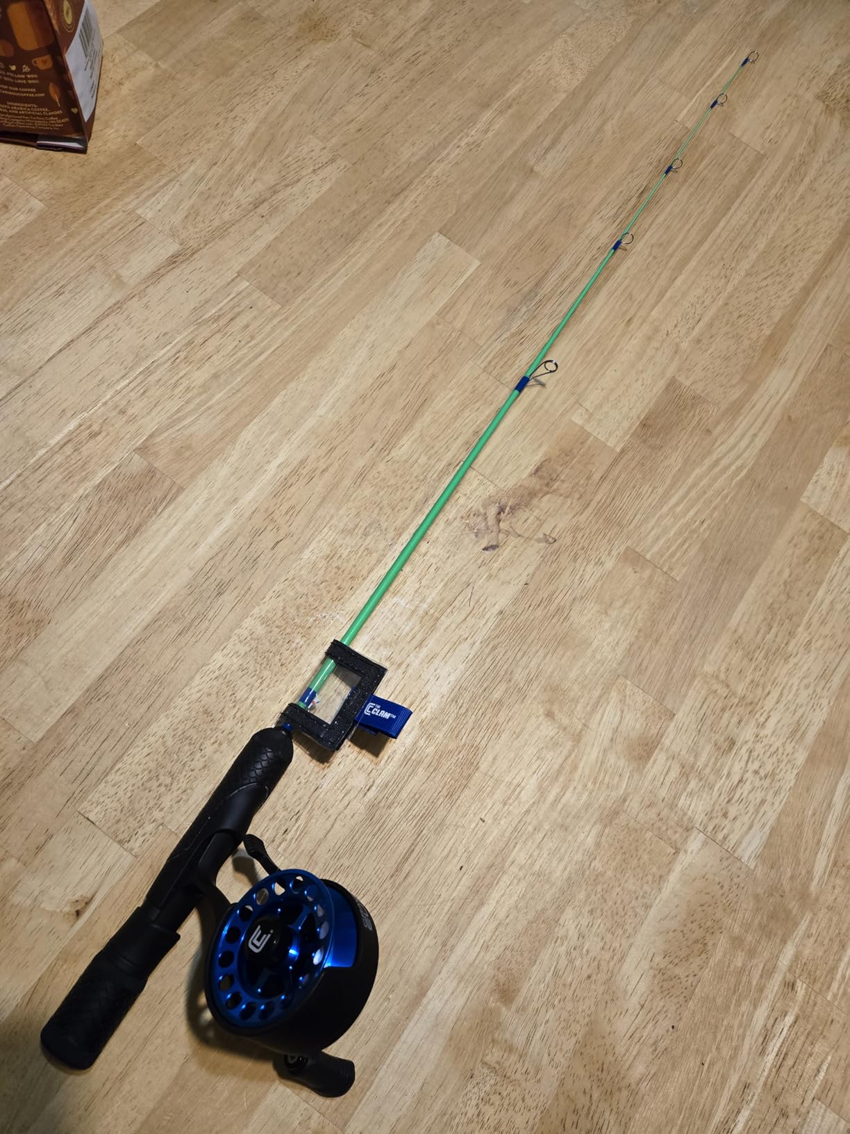 CLAM Ice Fishing Reels Smooth Drag, Lightweight Inline & Spinning Reels, Precision Gear, Built for Winter Fishing Conditions customer photo 1