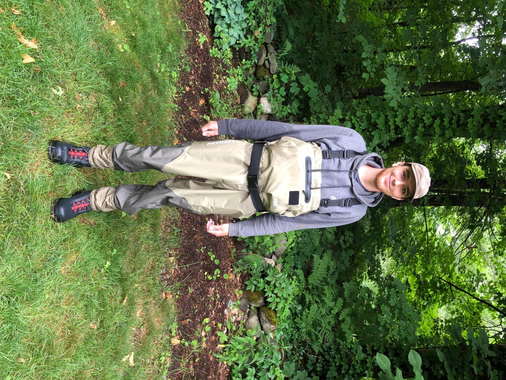 BASSDASH Men's Breathable Chest and Waist Convertible Waders for Fishing Hunting customer photo 1