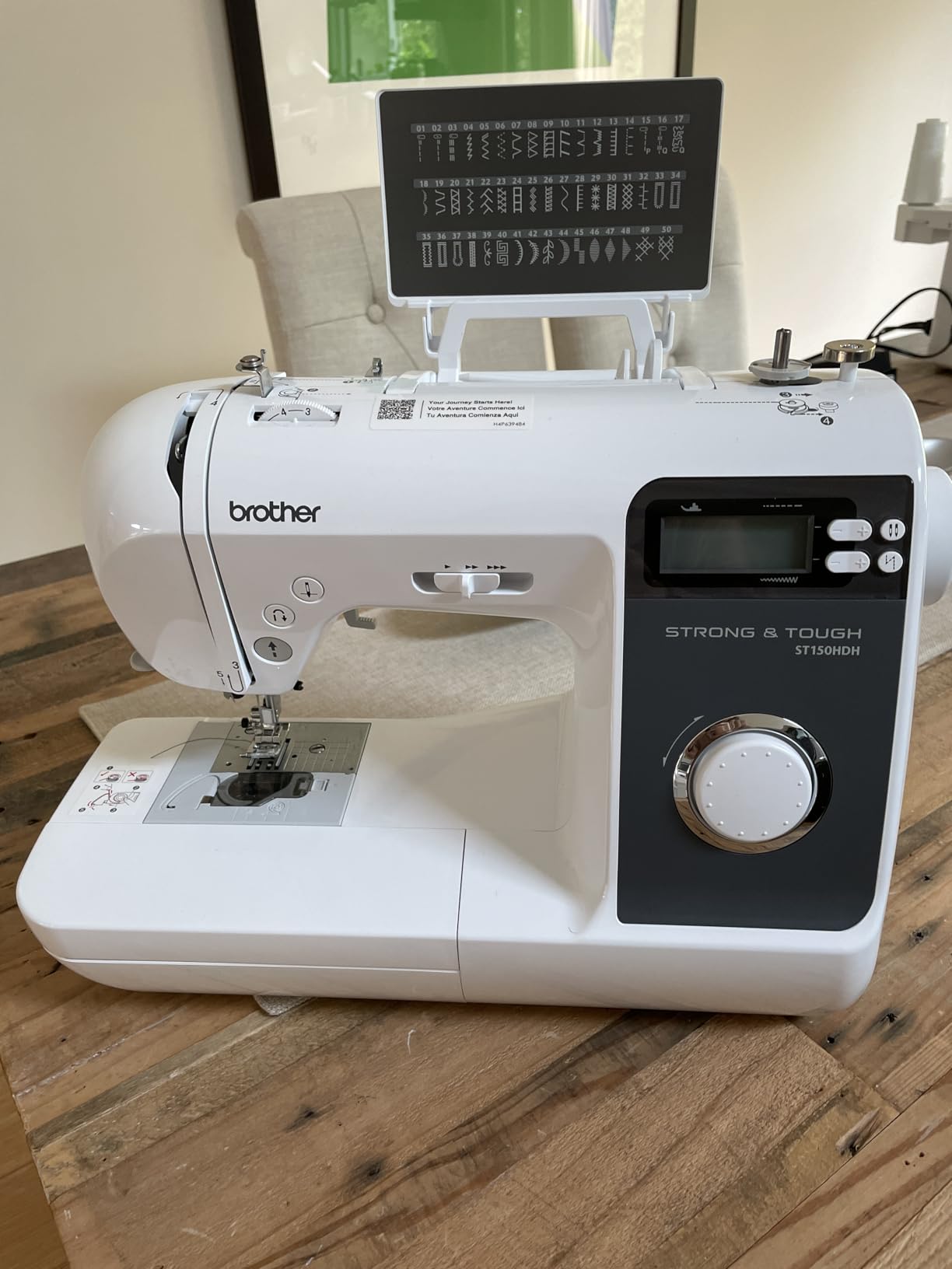 Brother ST150HDH Sewing Machine, Strong & Tough, 50 Built-in Stitches, LCD Display, 9 Included Feet customer photo 2