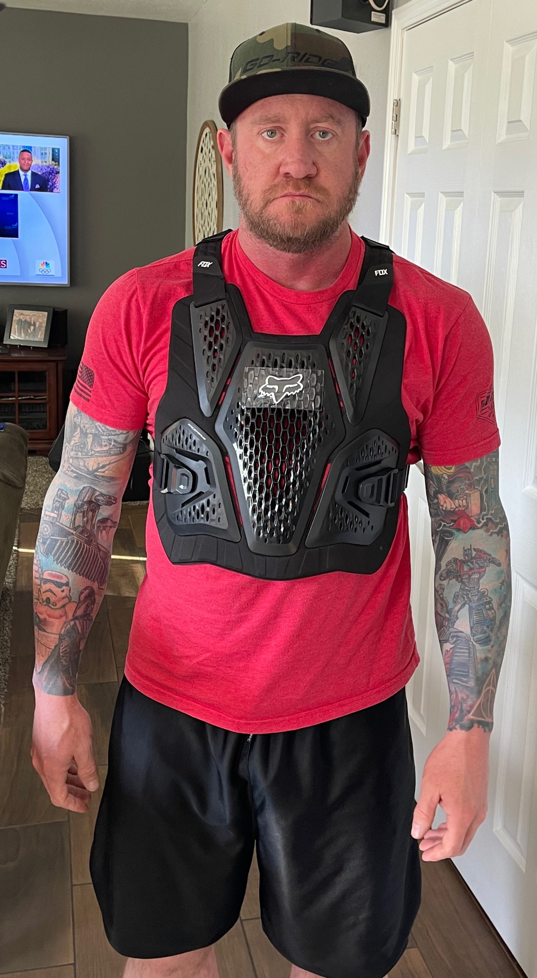 Fox Racing Raceframe Roost Motocross Chest Guard customer photo 1