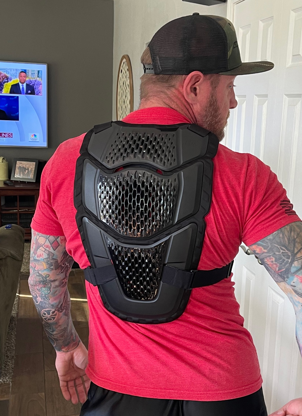 Fox Racing Raceframe Roost Motocross Chest Guard customer photo 2