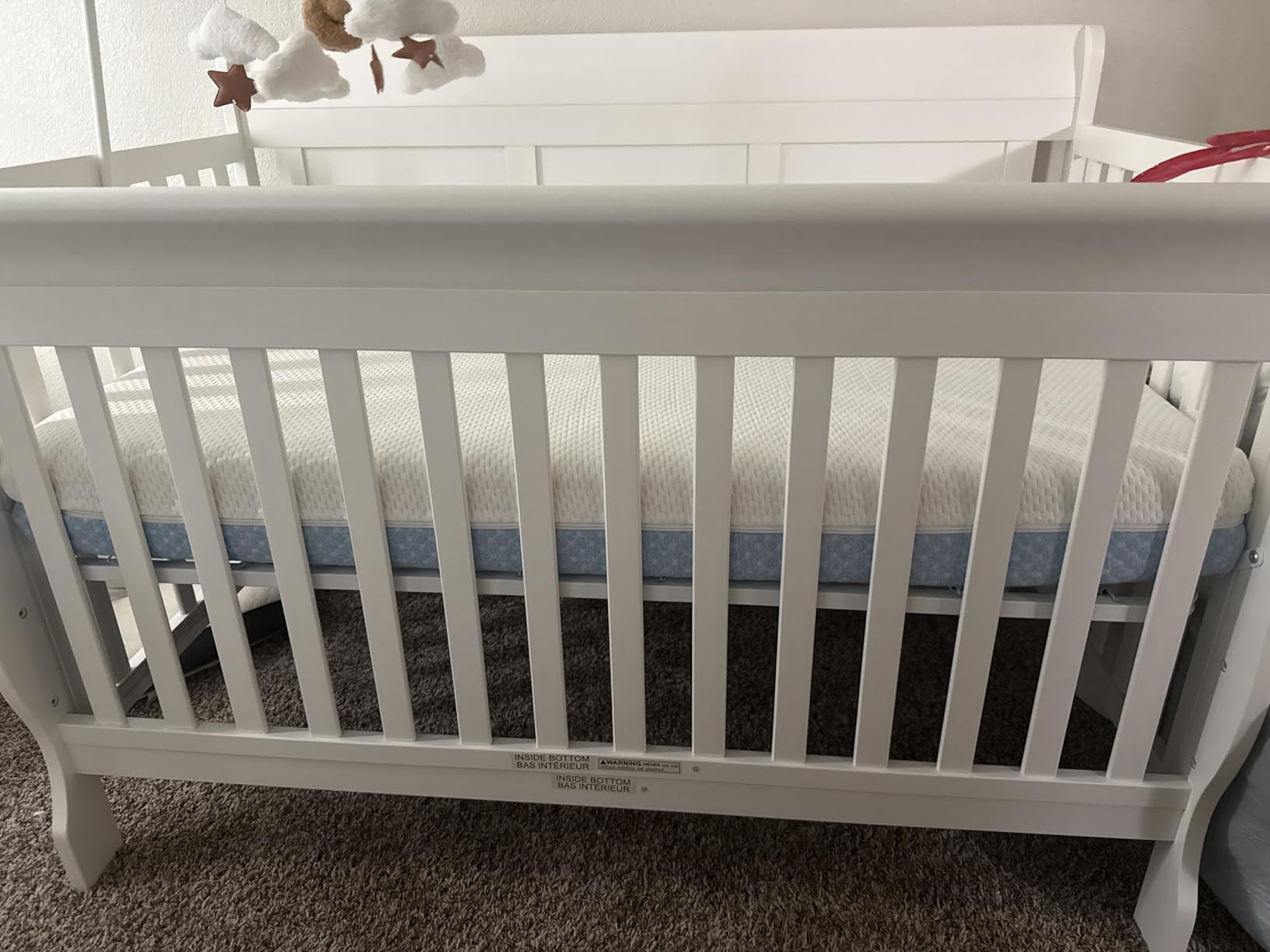 Dourxi Crib Mattress, Dual Sided Comfort Memory Foam Toddler Bed Mattress, Triple-Layer Breathable Premium Baby Mattresses for Infant and Toddler w/Removable Outer Cover customer photo 2