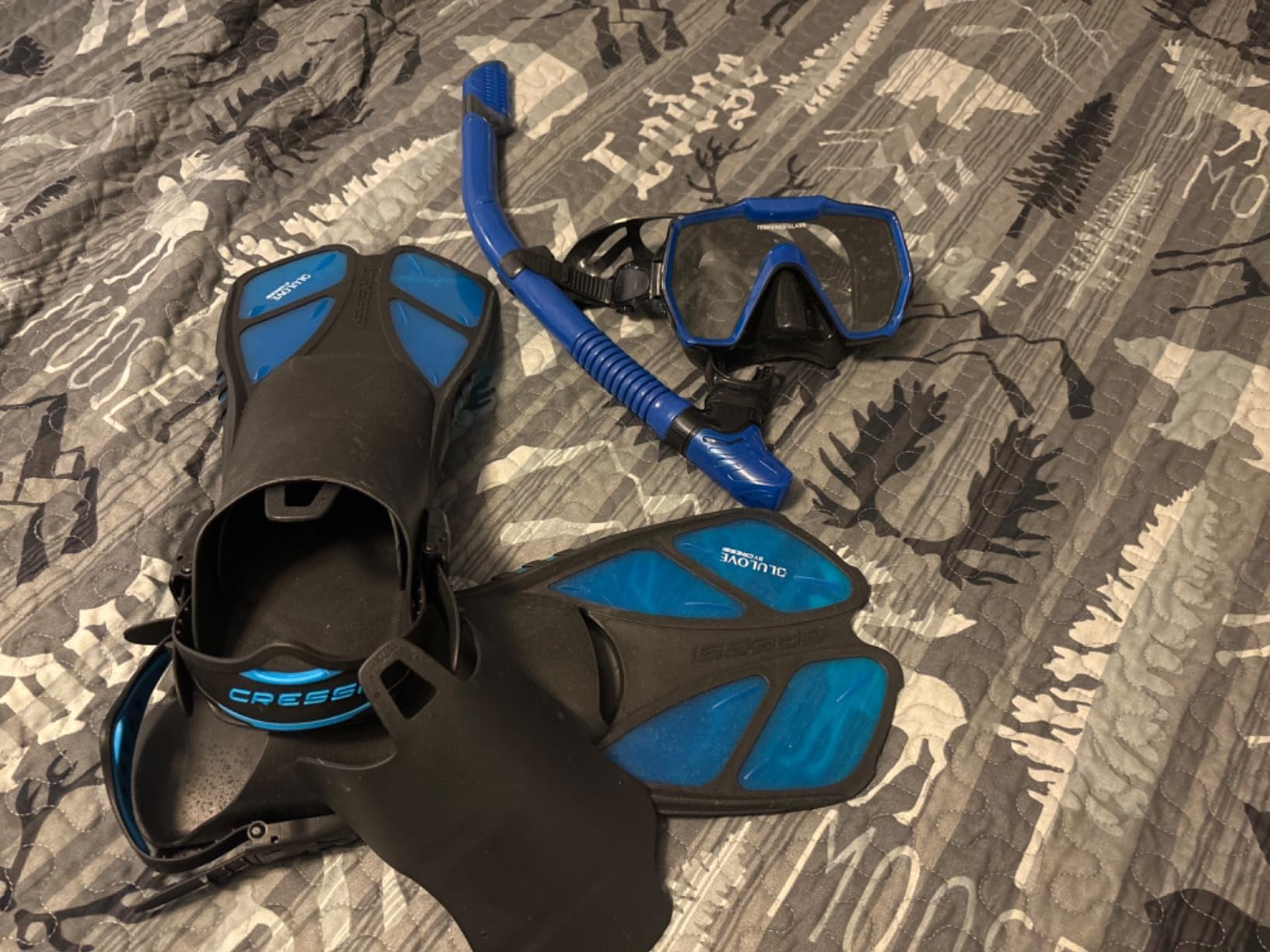 Cressi Adult Short Adjustable Swim Fins with UltraResistant Buckles, Very Light - Ideal for Traveling | Bonete: Designed in Italy customer photo 2