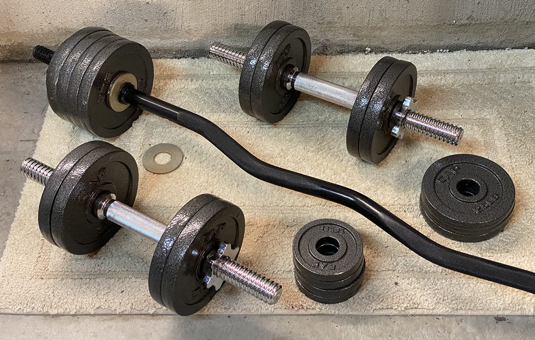 Cap Barbell Adjustable Dumbbell Weight Set, Multiple Options customer photo 2