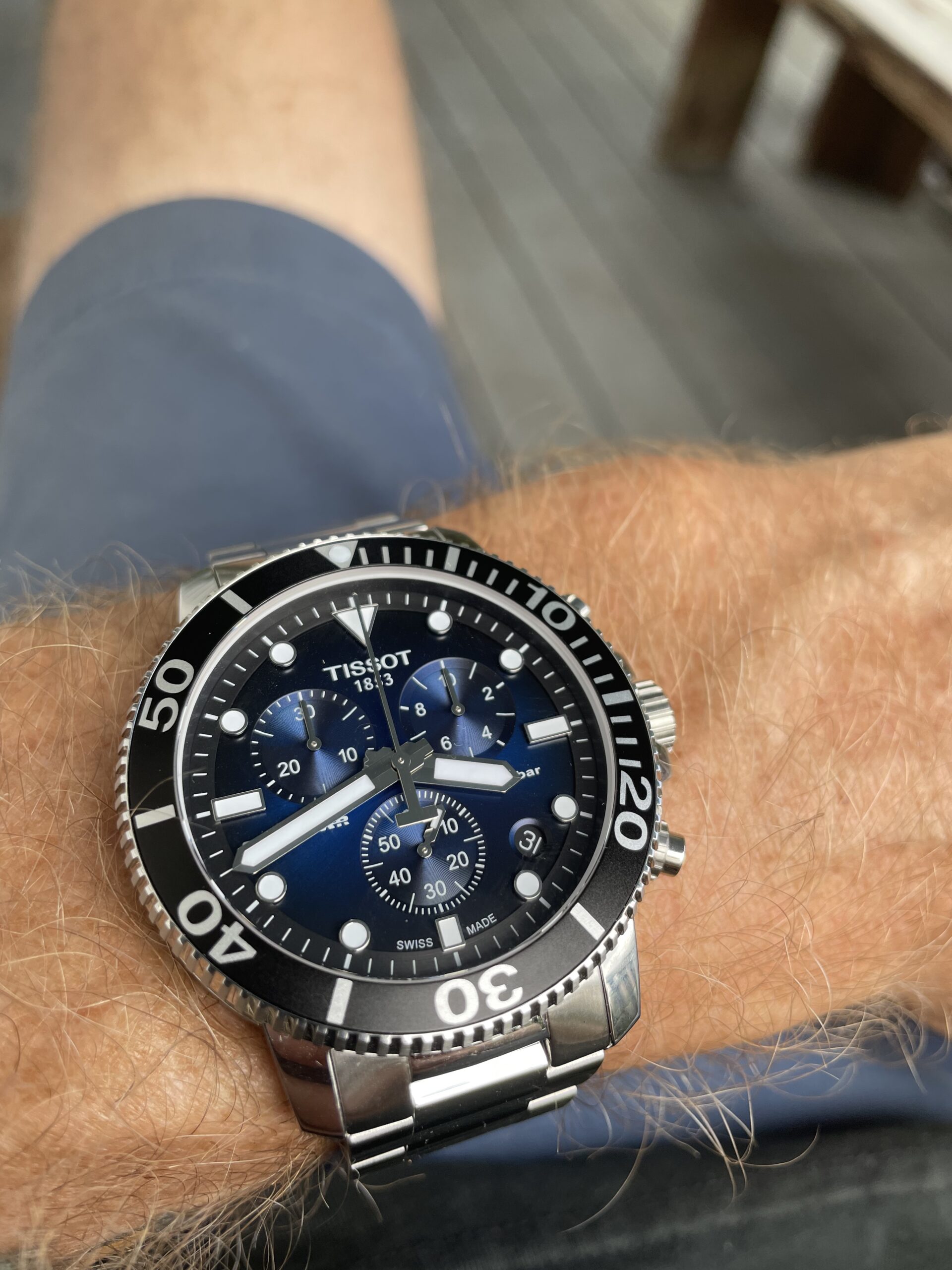 Tissot Seastar Ceramic Sport Watch - Swiss Quartz Dive Watch customer photo 1