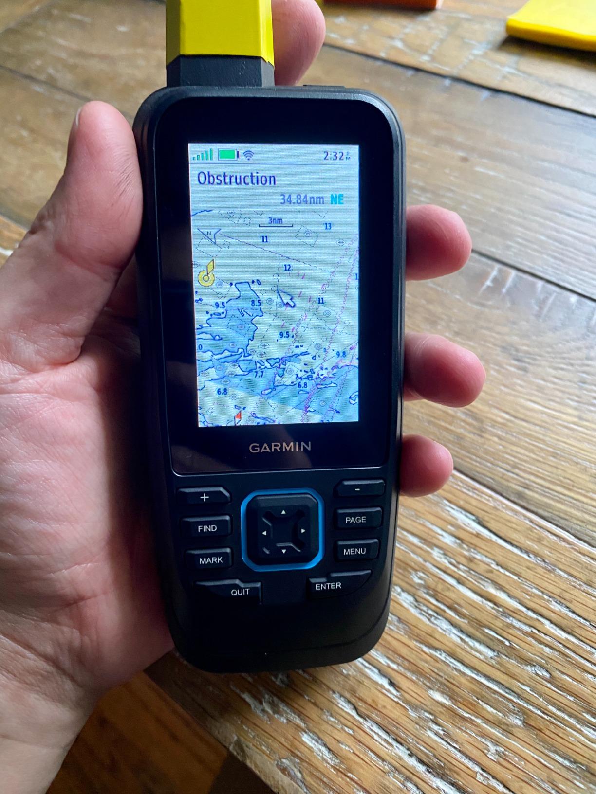 Garmin GPSMAP 86Sci, Floating Handheld GPS with Button Operation, Preloaded BlueChart G3 Coastal Charts And Inreach Satellite Communication customer photo 2