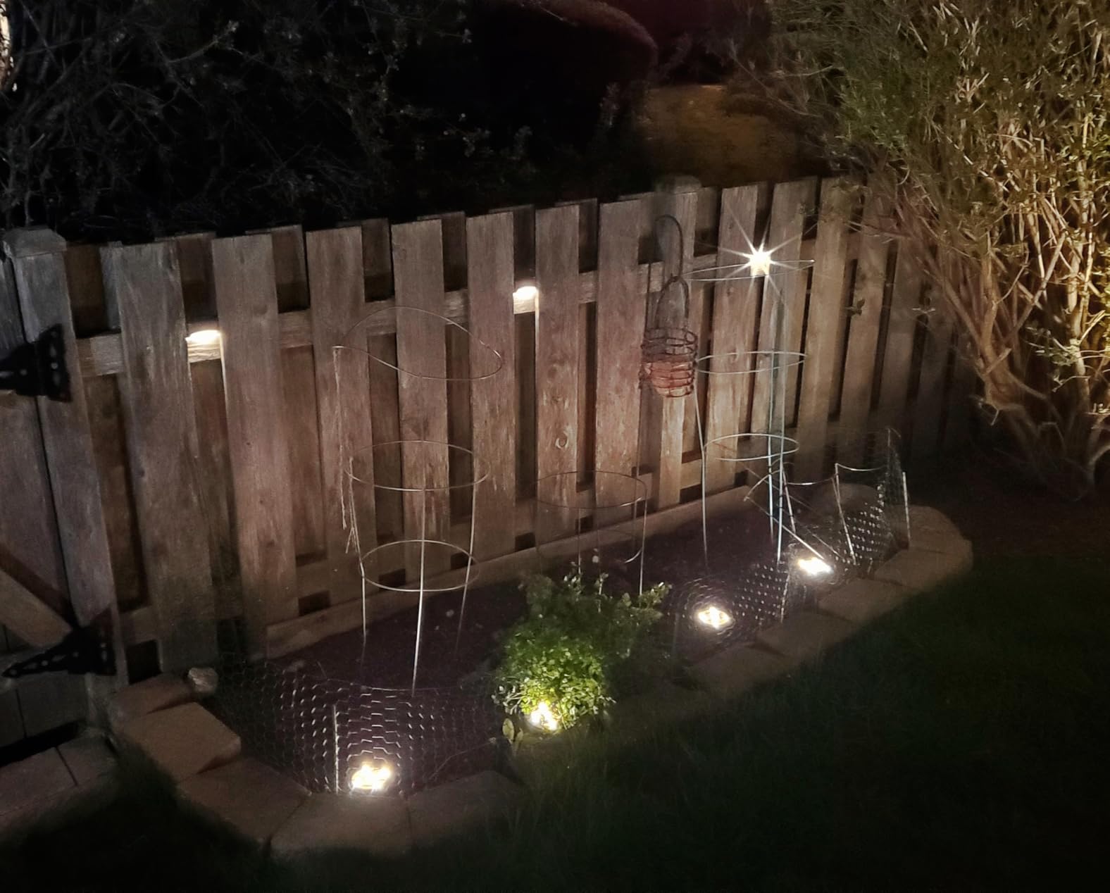 SOLPEX Solar Deck Lights Outdoor 16 Pack, Solar Step Lights Waterproof Led Solar lights for Outdoor Stairs, Step, Fence, Yard, Patio, and Pathway (Warm White) customer photo 1