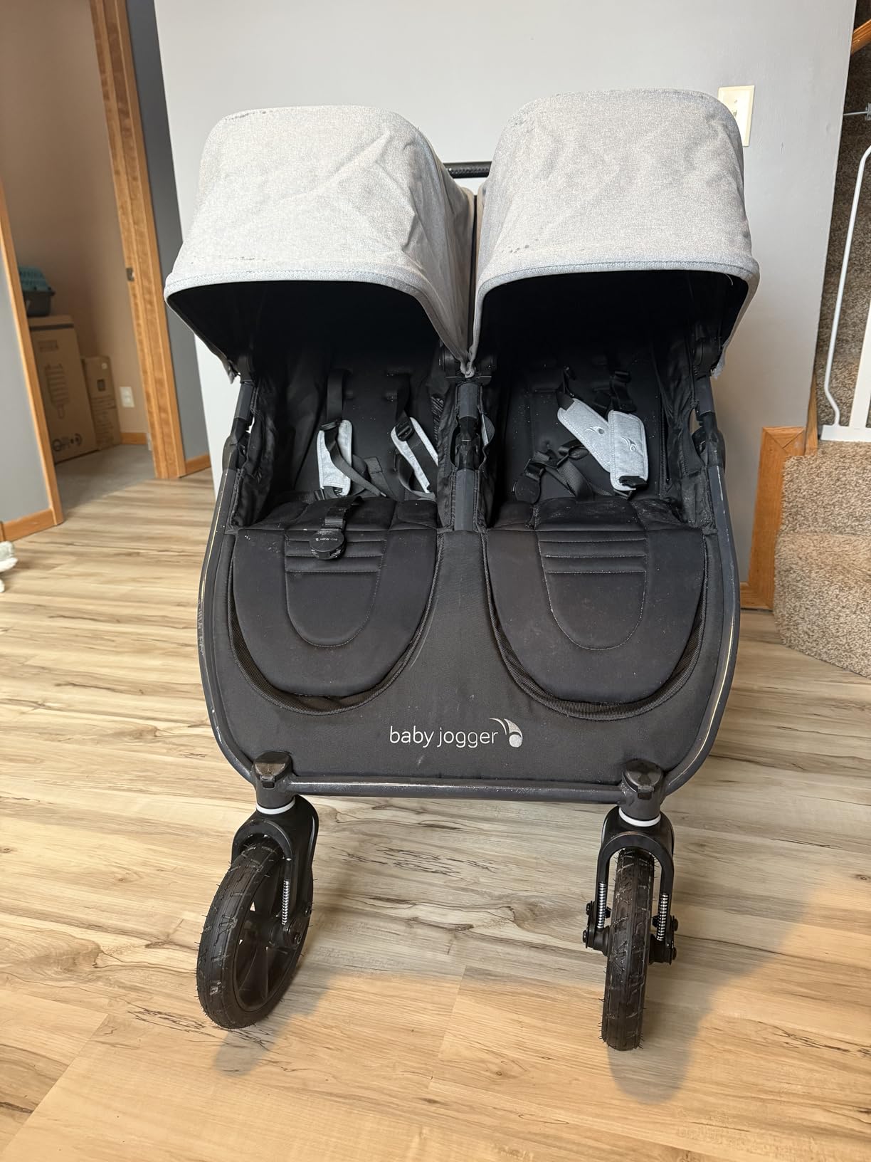 Baby Jogger City Mini GT2 All-Terrain Side by Side Double Stroller, Jet Black customer photo 1