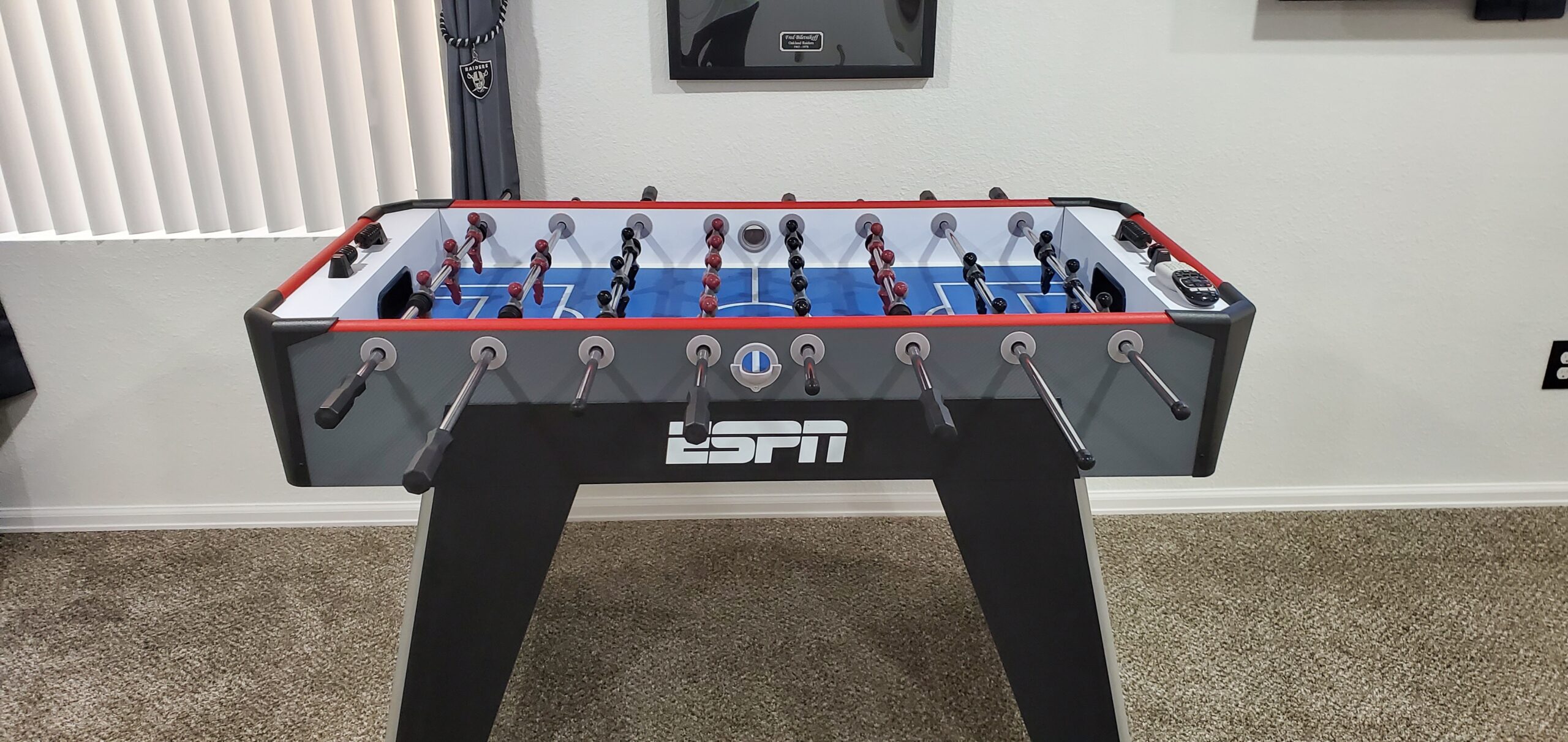 Hall of Games Foosball Tables Multiple Styles, Soccer with Durable & Stylish Designs with Tabletop Sports Soccer Balls, Perfect for Family Game Rooms customer photo 1