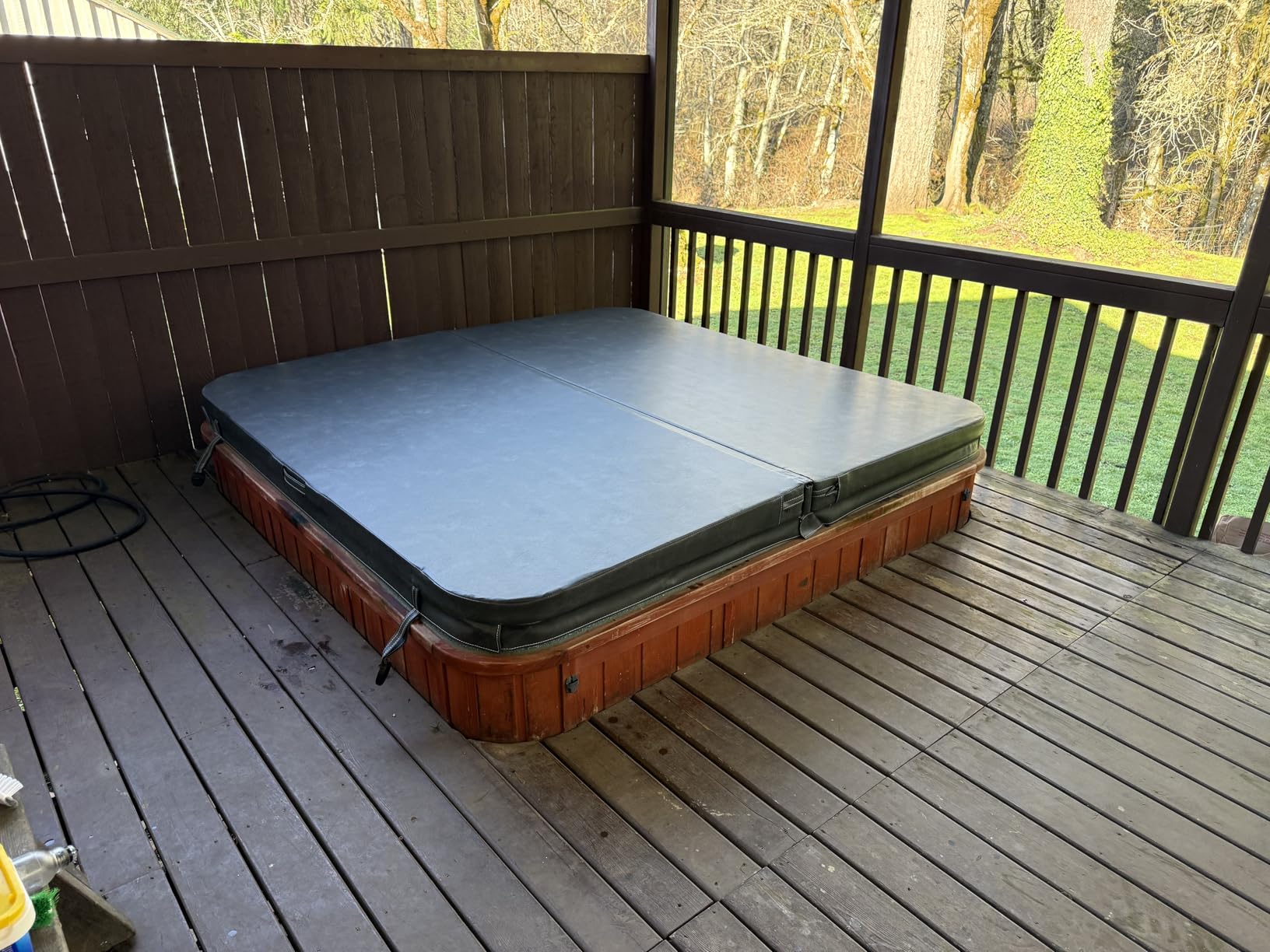 The Cover Guy Premium Hot Tub Cover | Custom Made Replacement Spa Cover | Energy-Saving Hot Tub Covers Built for All Climates | 6, 5, or 4 inch Taper customer photo 1