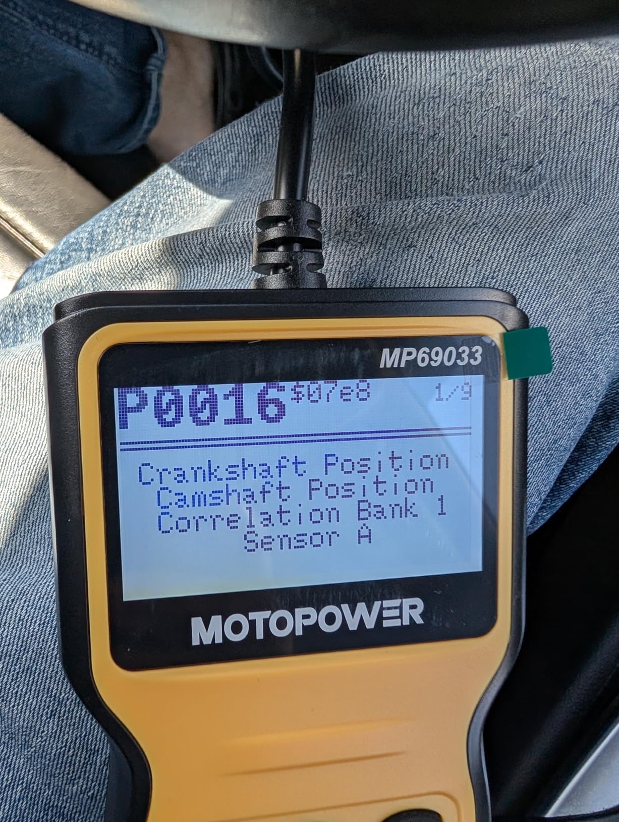 MOTOPOWER MP69033 Car OBD2 Scanner Code Reader Engine Fault Scanner CAN Diagnostic Scan Tool customer photo 2