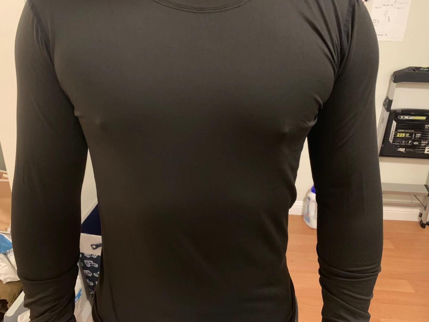 Mens Thermal Underwear Set with Lightweight Ultra Soft Fleece Lined, Long John Set, Skiing Base Layer customer photo 2