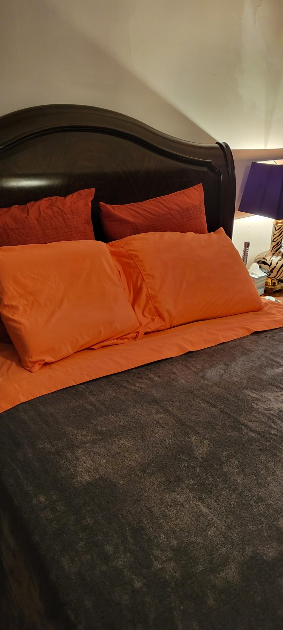 PeachSkinSheets Cooling Bed Sheets for Hot Sleepers - Ultra-Soft Breathable Peachskin Performance Fabric, Moisture-Wicking, Deep Pocket Sheet Set, Oeko-TEX, (King Size, Toasted Marshmallow) customer photo 1