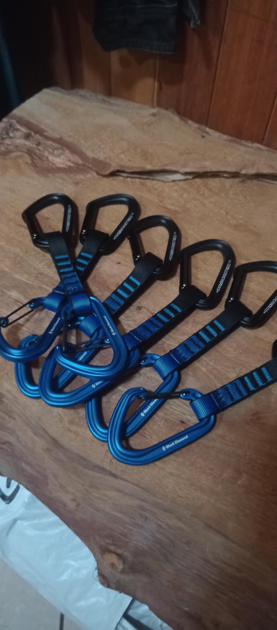 BLACK DIAMOND HotForge Hybrid Quickdraw | Keylock Top & Wiregate Bottom | Durable Dogbone | Sport & Trad Rock Climbing Draw (6-Pack) customer photo 2