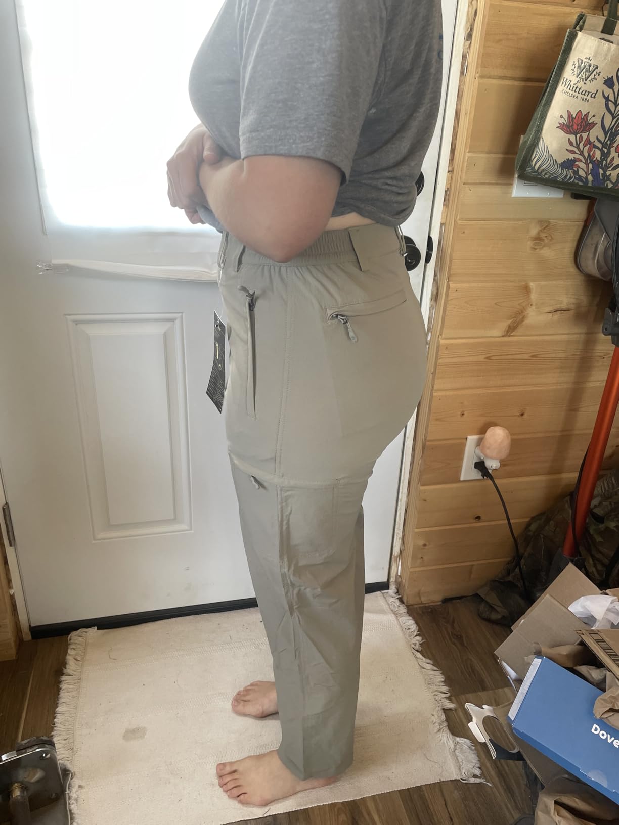 MIER Women's Quick Dry Cargo Pants Lightweight Tactical Hiking Pants with 6 Pockets, Stretchy and Water-Resistant customer photo 2