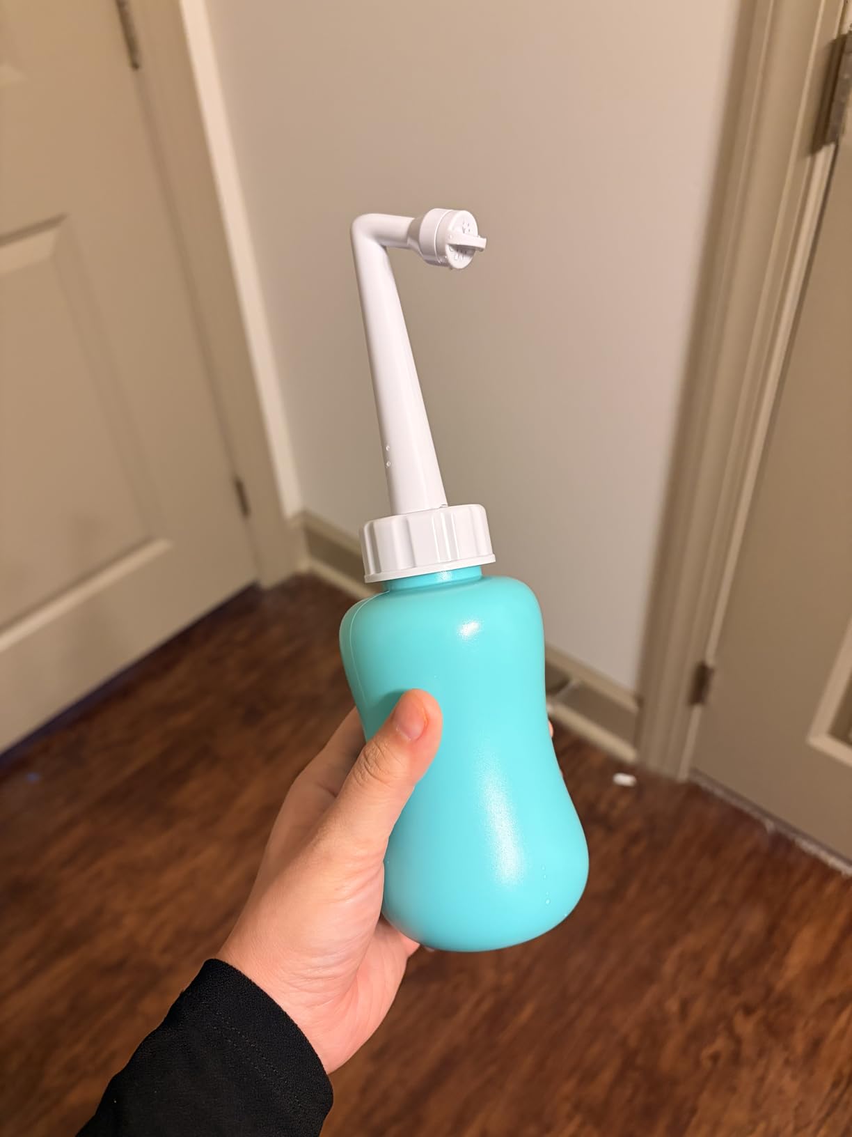 Cynpel Peri Bottle - Postpartum and Perineal Care - FSA HSA Eligible - Portable Hand Held Travel Bidet Sprayer for Women or Men - Handheld Jet Spray Bottle for Toilet - Pack of 1 - Blue customer photo 1
